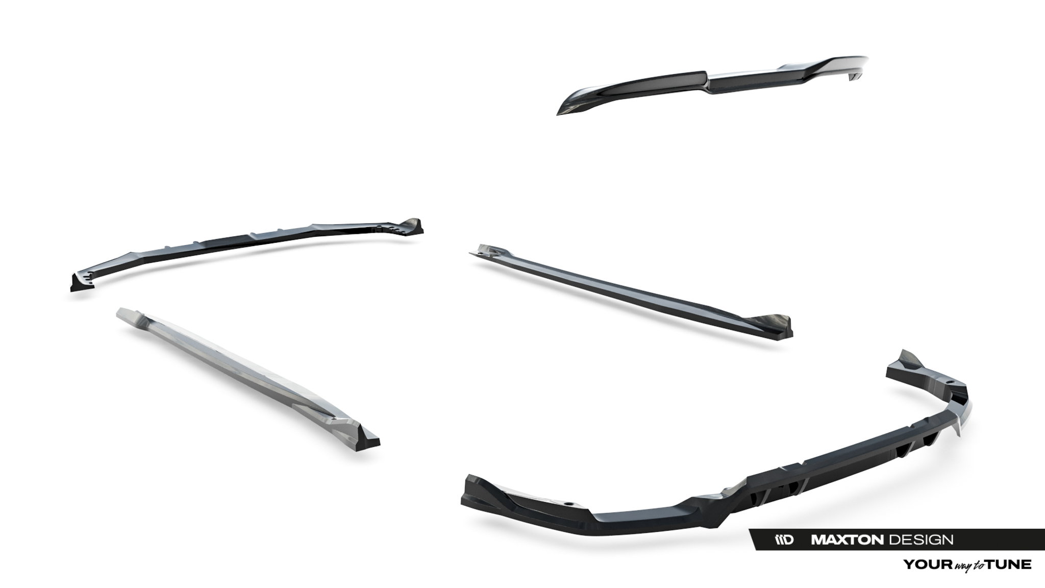 Maxton Design Комплект сплиттеров для BMW X5 M F95 рестайлинг — изображение 13