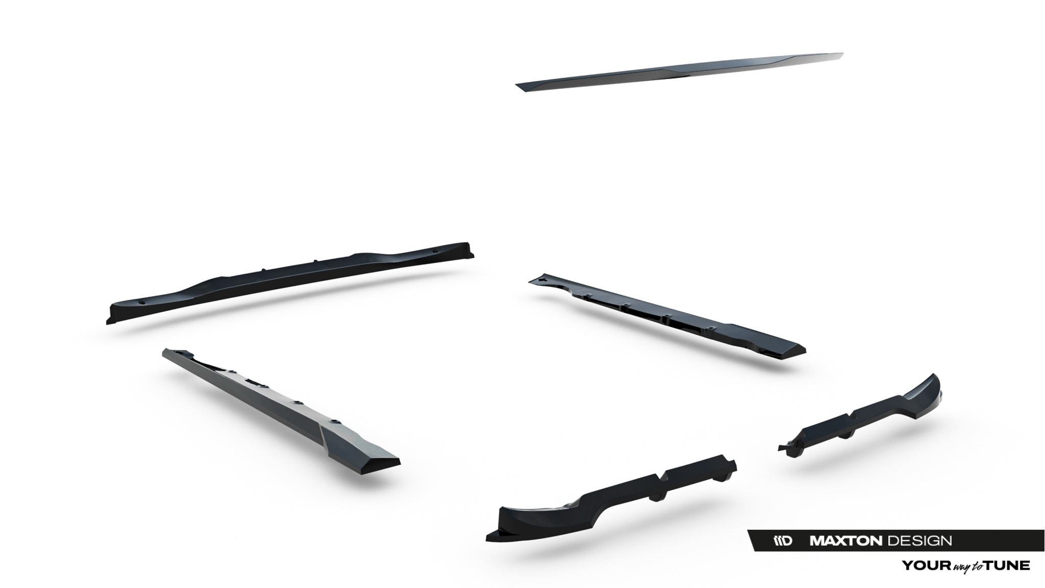 Maxton Design Комплект сплиттеров для Brabus Smart Fortwo C451 Facelift — изображение 13