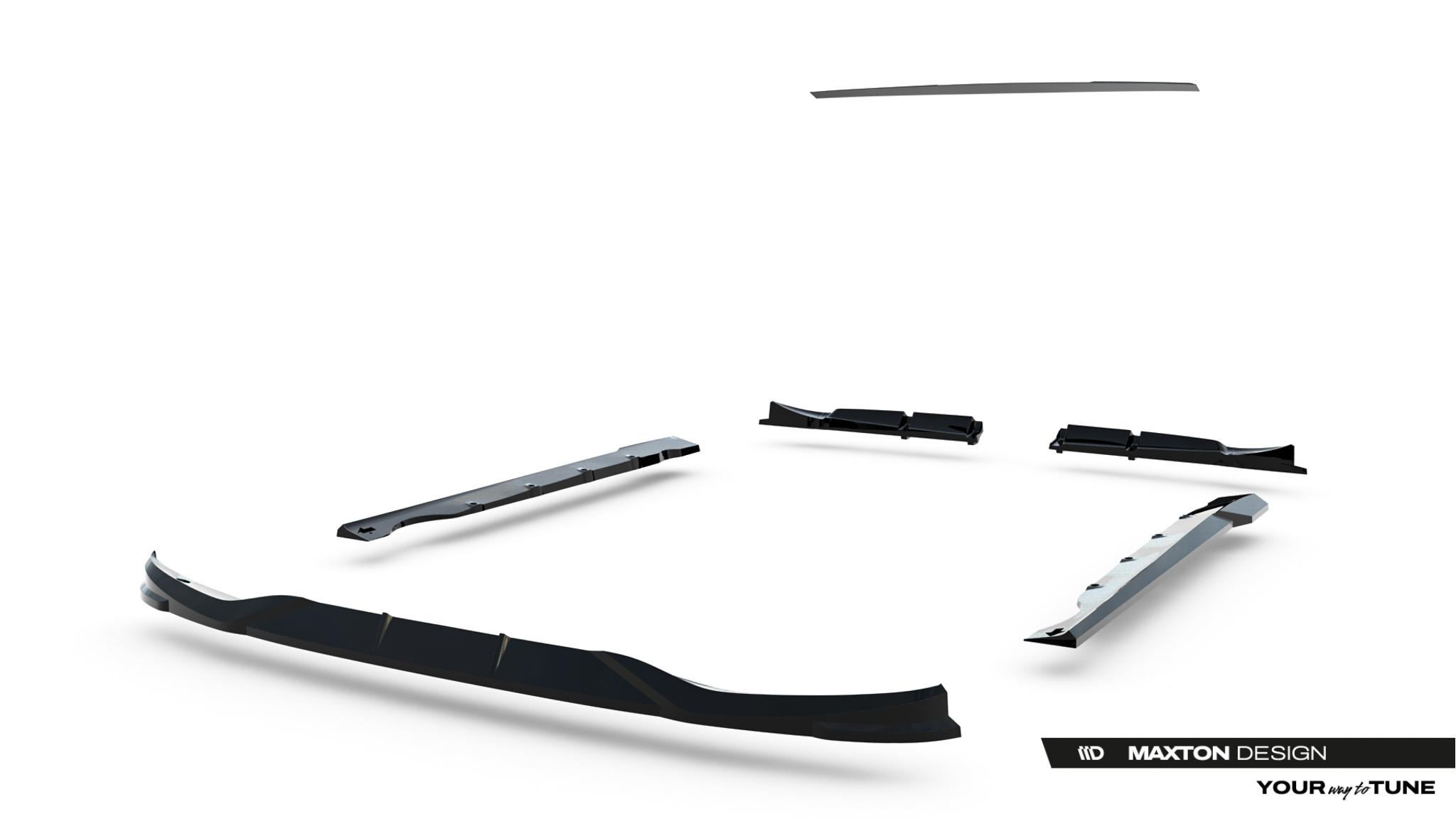 Maxton Design Комплект сплиттеров для Brabus Smart Fortwo C451 Facelift — изображение 15