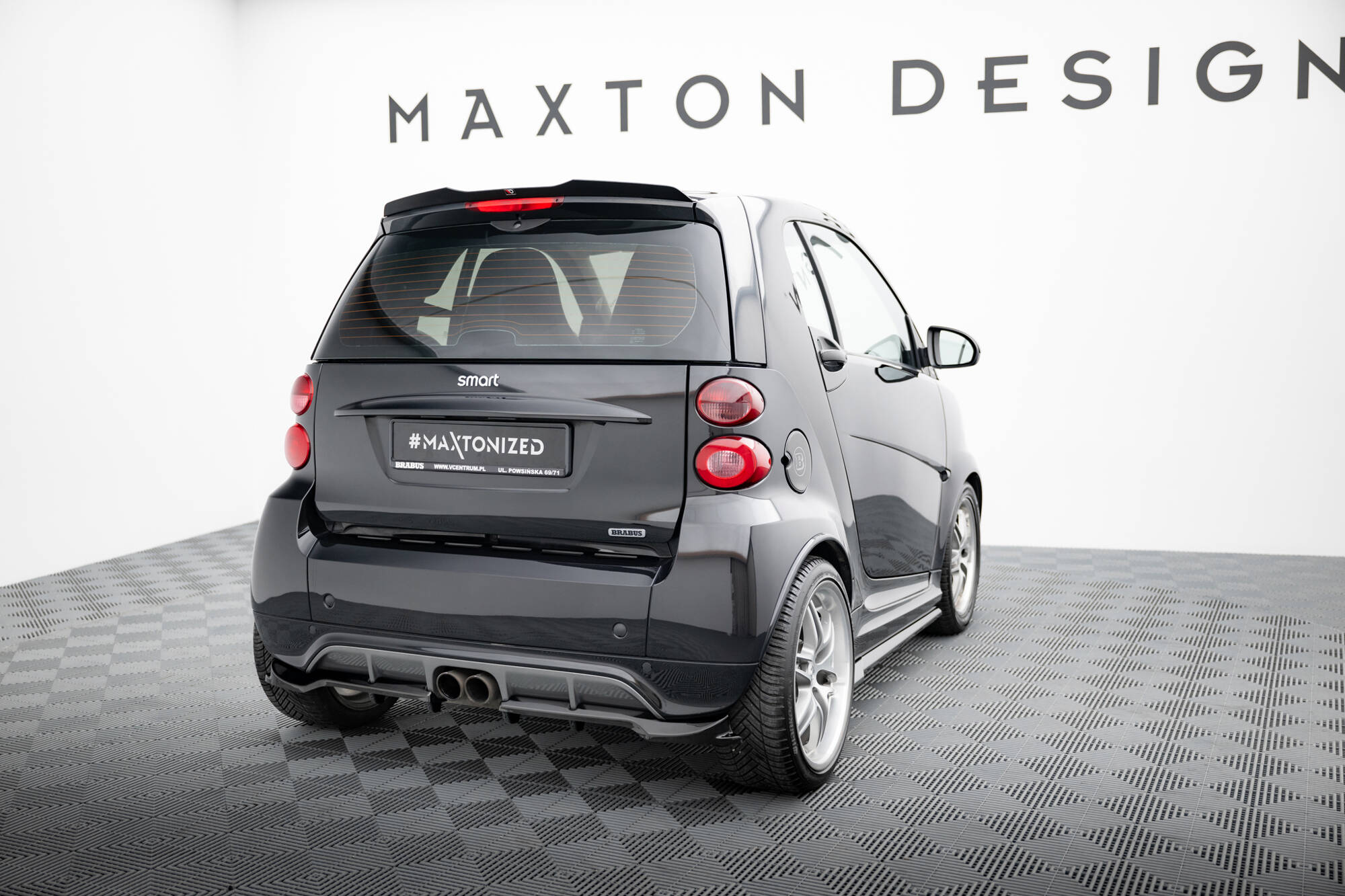 Maxton Design Комплект сплиттеров для Brabus Smart Fortwo C451 Facelift — изображение 7