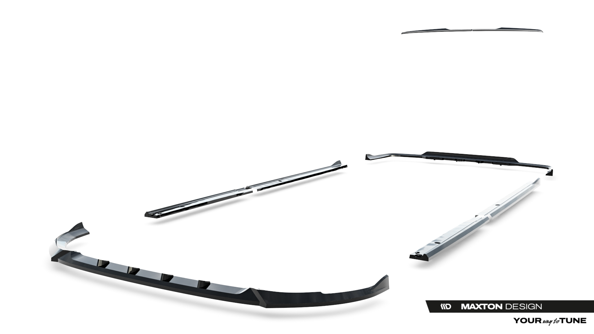 Maxton Design Комплект сплиттеров для Ford Transit Custom L2 — изображение 15