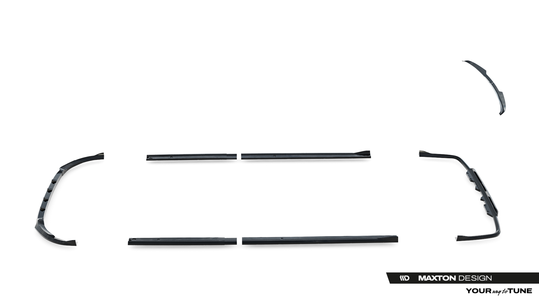 Maxton Design Комплект сплиттеров для Ford Transit Custom L2 — изображение 14