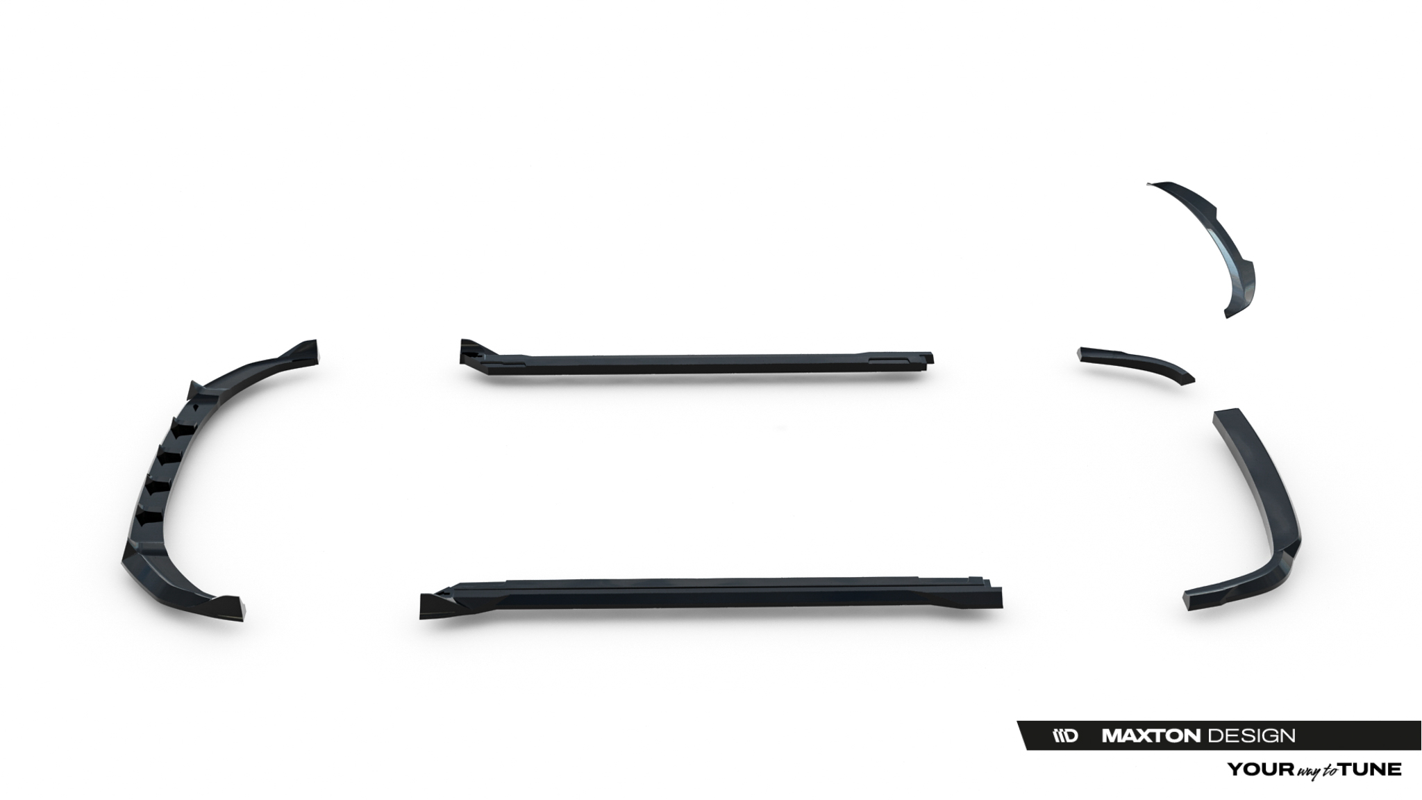 Maxton Design Комплект сплиттеров для Hyundai Tucson Mk4 Facelift — изображение 20