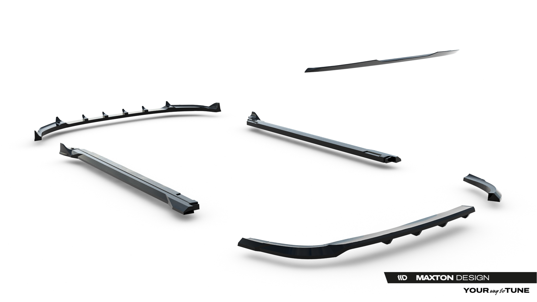 Maxton Design Комплект сплиттеров для Hyundai Tucson Mk4 Facelift — изображение 21