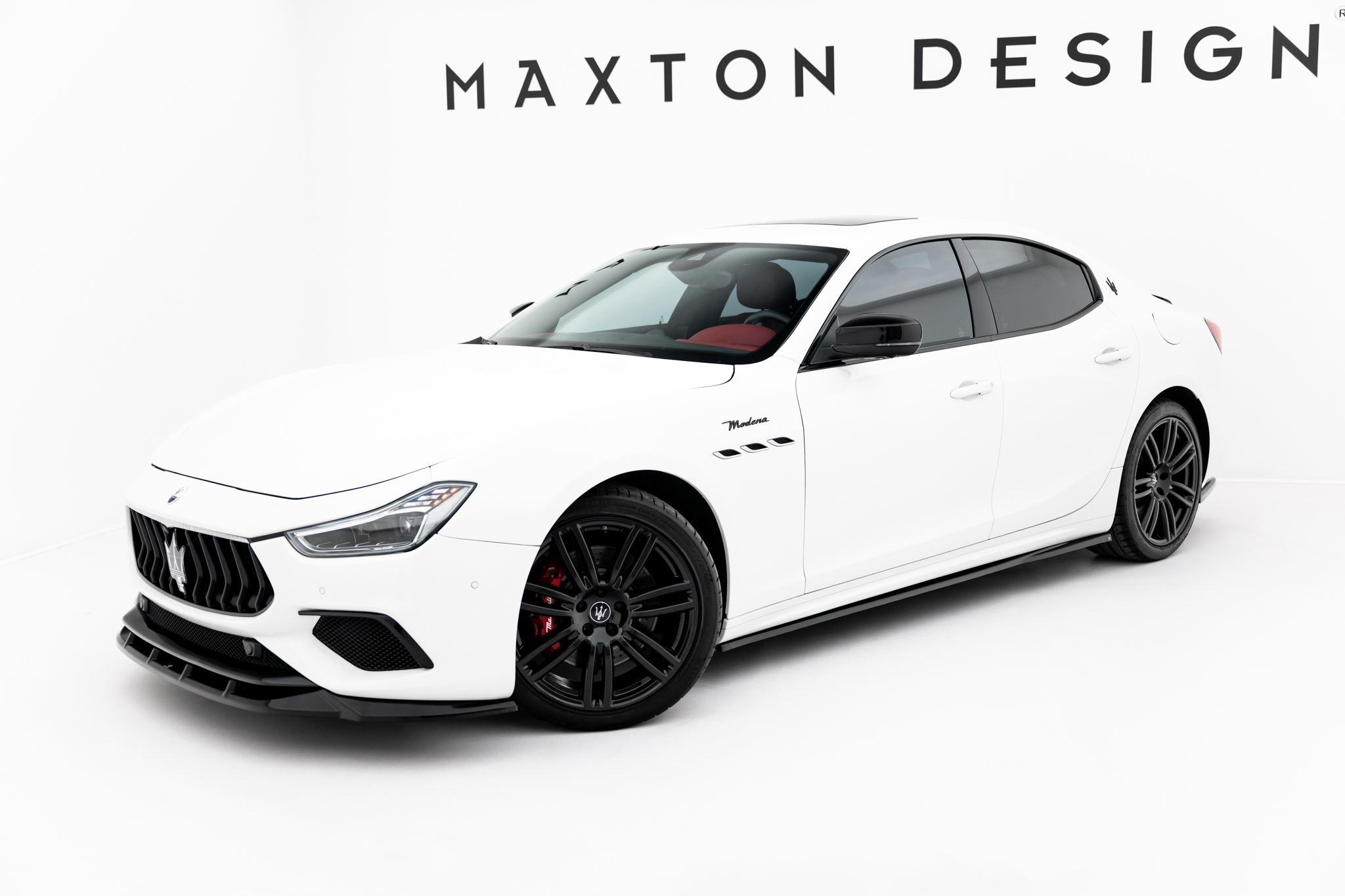 Maxton Design Комплект сплиттеров для Maserati Ghibli Modena Mk3 Facelift
