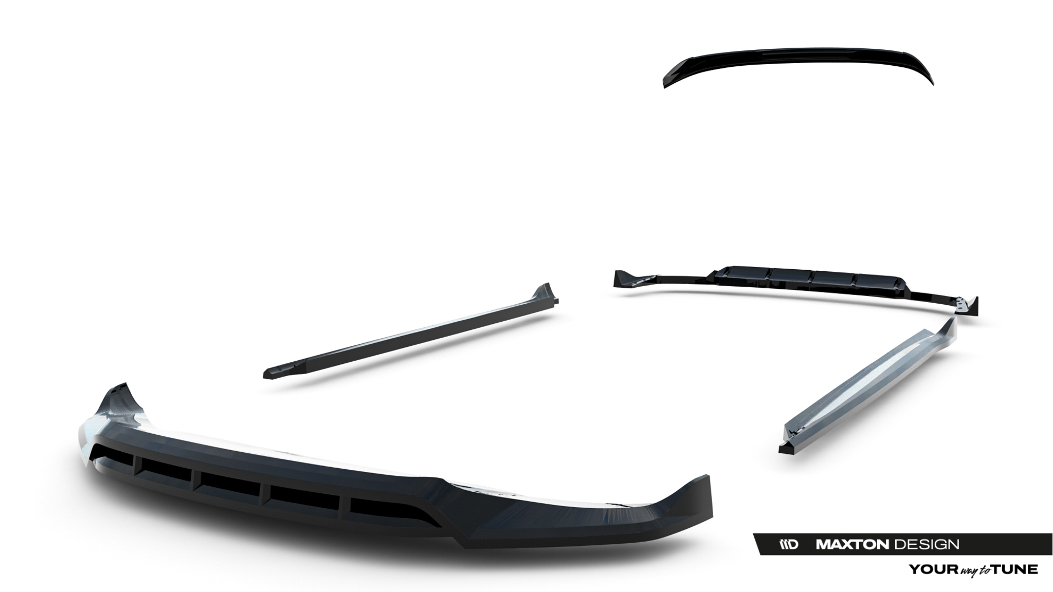 Maxton Design Комплект сплиттеров для Maserati Grecale GT / Modena Mk1 — изображение 19
