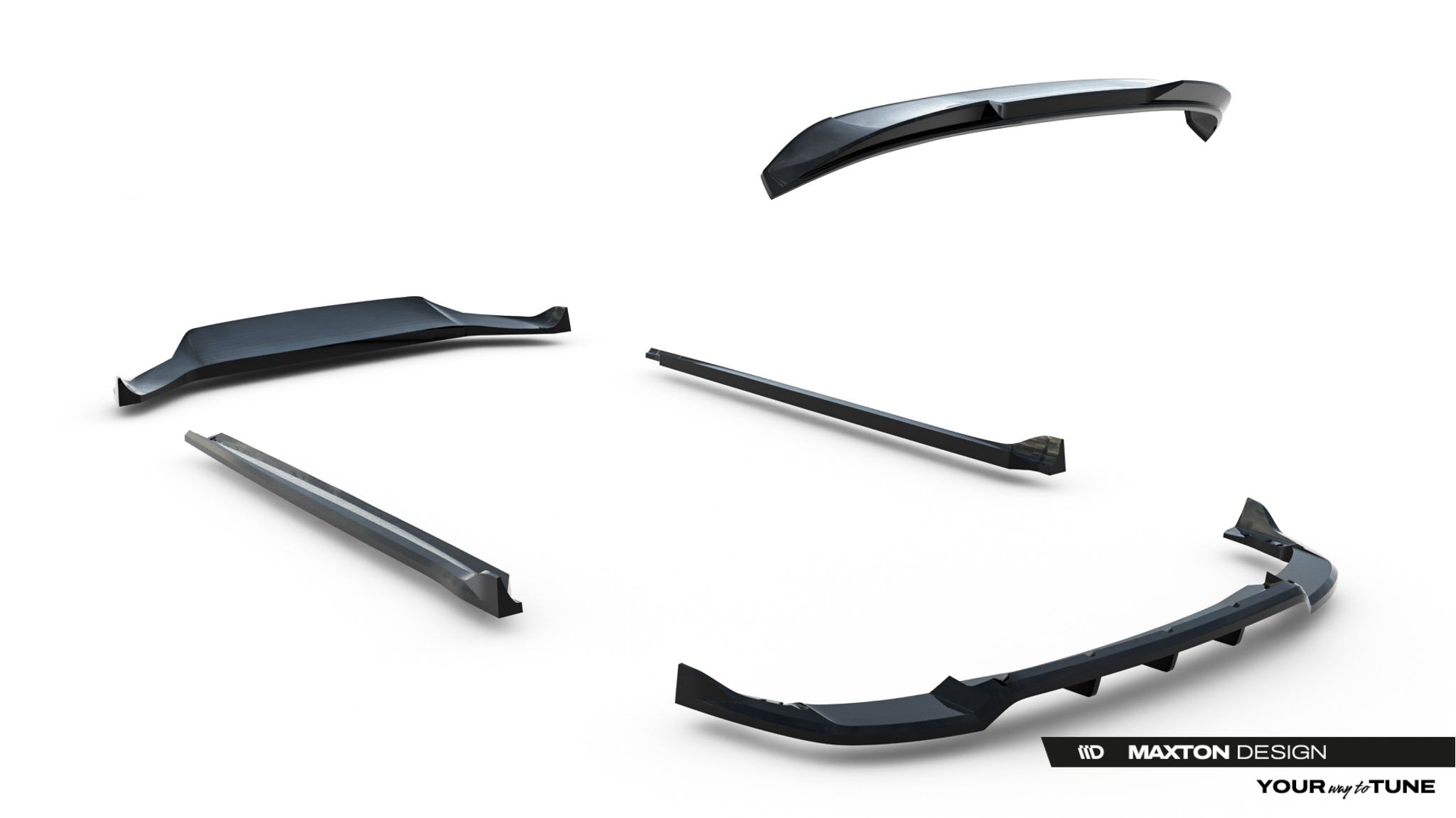 Maxton Design Комплект сплиттеров для Maserati Grecale GT / Modena Mk1 — изображение 21
