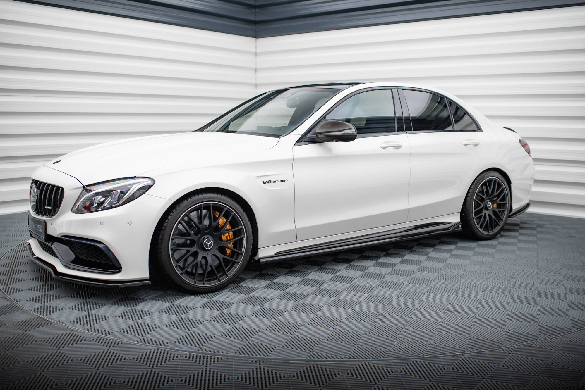 Maxton Design Комплект сплиттеров для Mercedes-AMG C63 Седан / Универсал W205 / S205