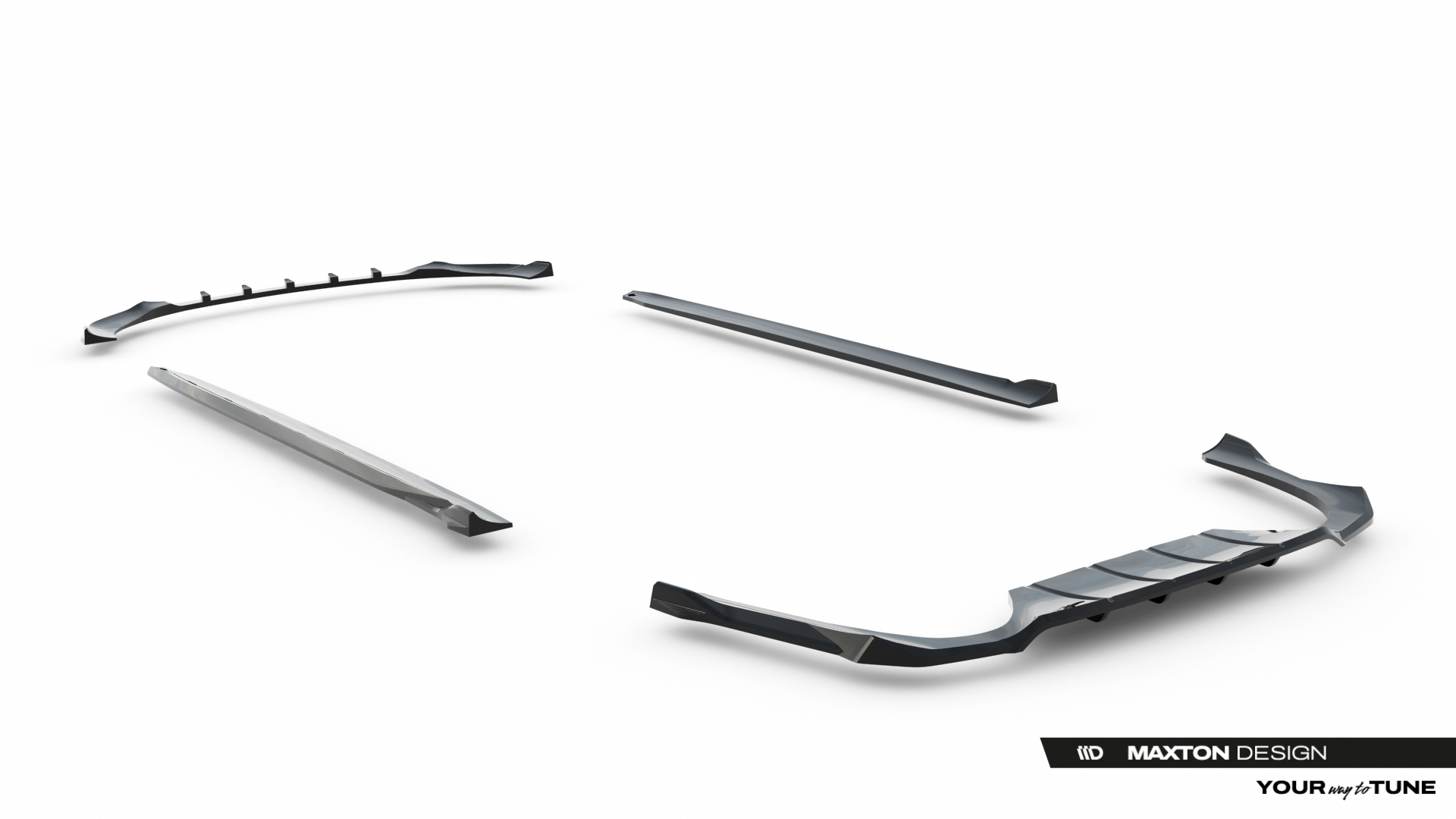 Maxton Design Комплект сплиттеров для Mercedes-AMG E53 Sedan W214 — изображение 17