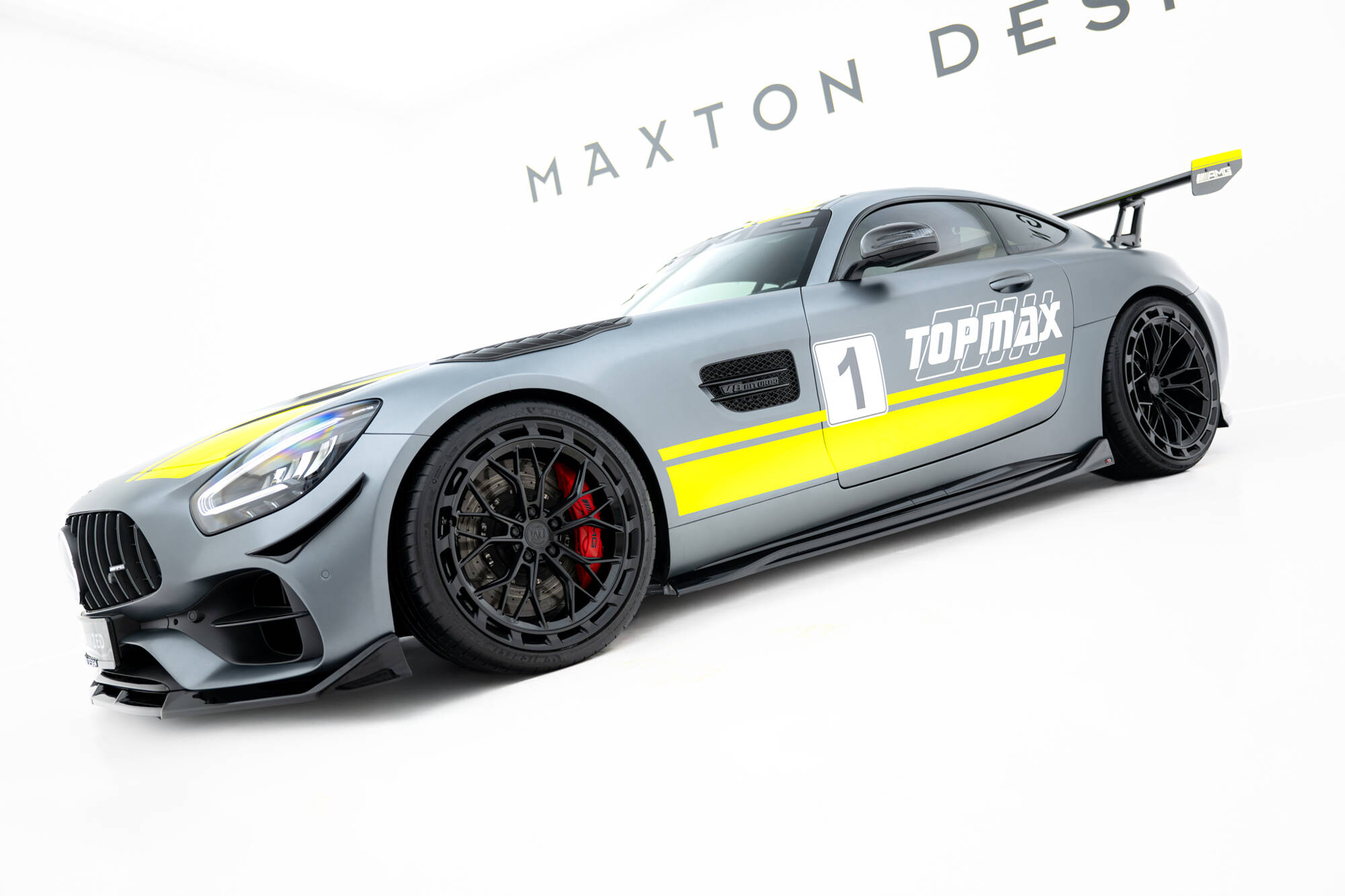 Maxton Design Комплект сплиттеров для Mercedes-AMG GT C C190 Facelift — изображение 9