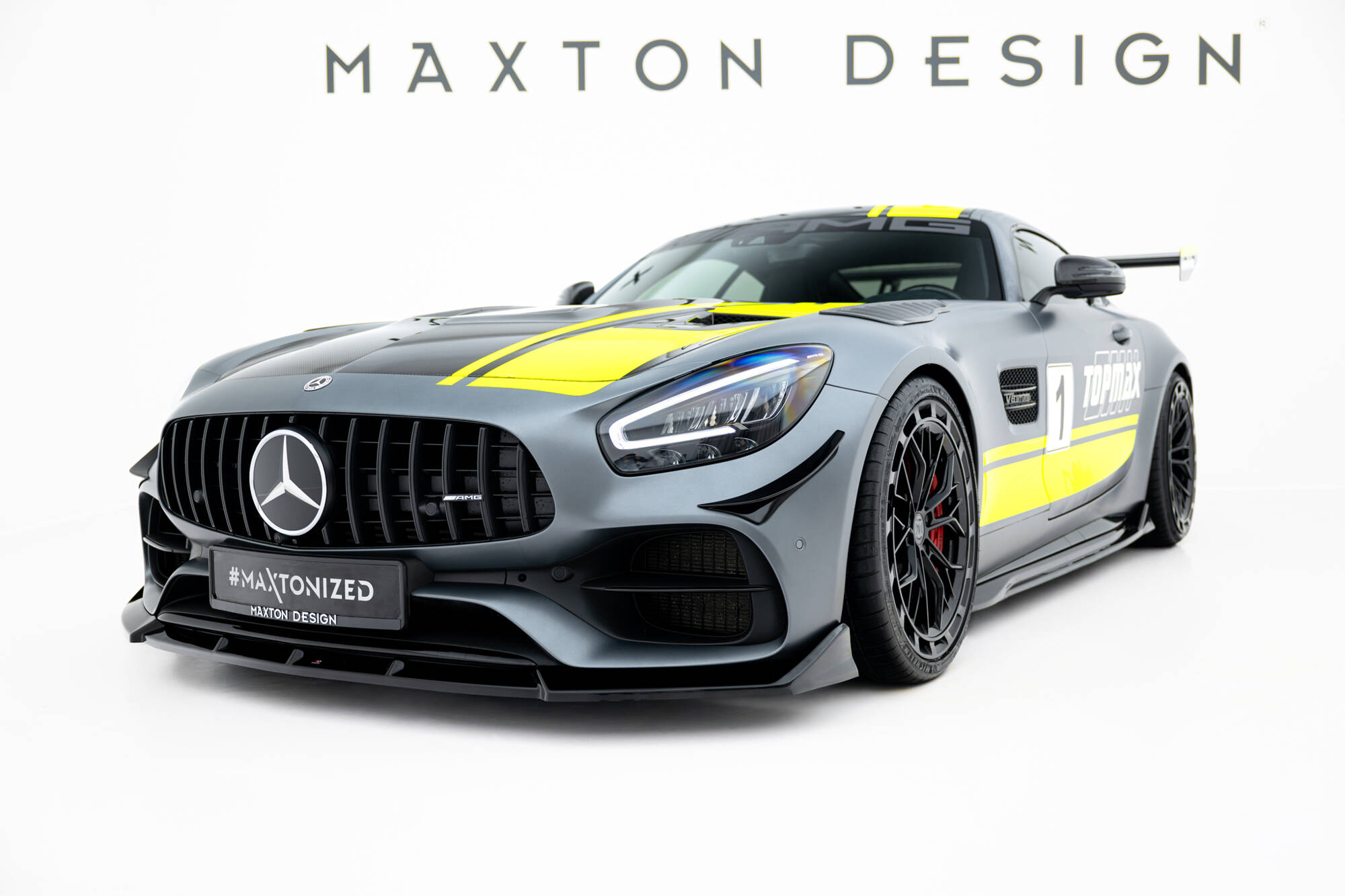 Maxton Design Комплект сплиттеров для Mercedes-AMG GT C C190 Facelift — изображение 7
