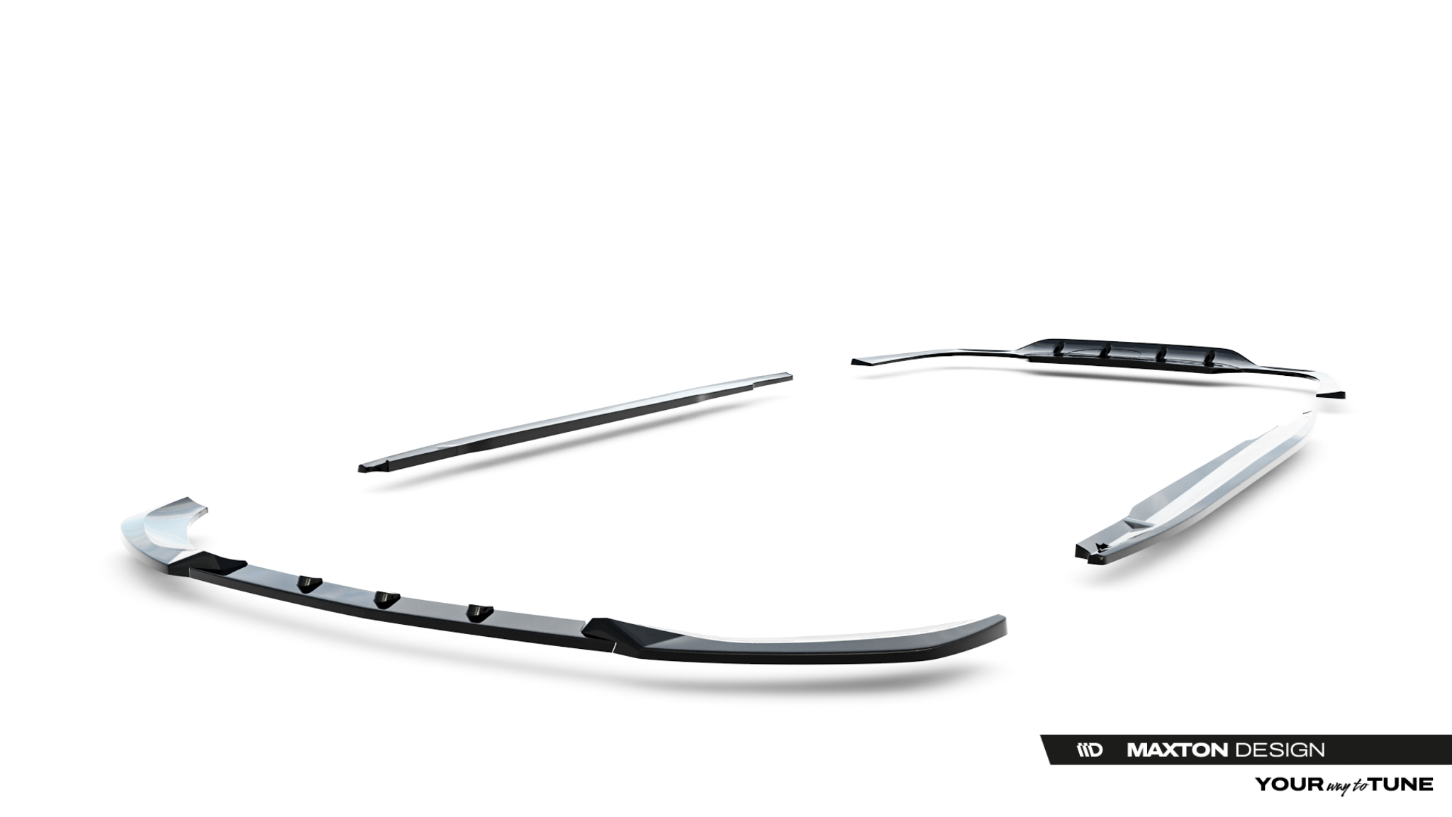 Maxton Design Комплект сплиттеров для Mercedes-Benz C Sedan / Estate AMG-Line W206 / S206 — изображение 10