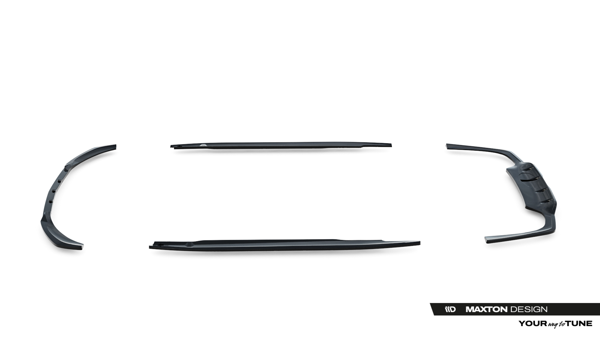 Maxton Design Комплект сплиттеров для Mercedes-Benz C Sedan / Estate AMG-Line W206 / S206 — изображение 11