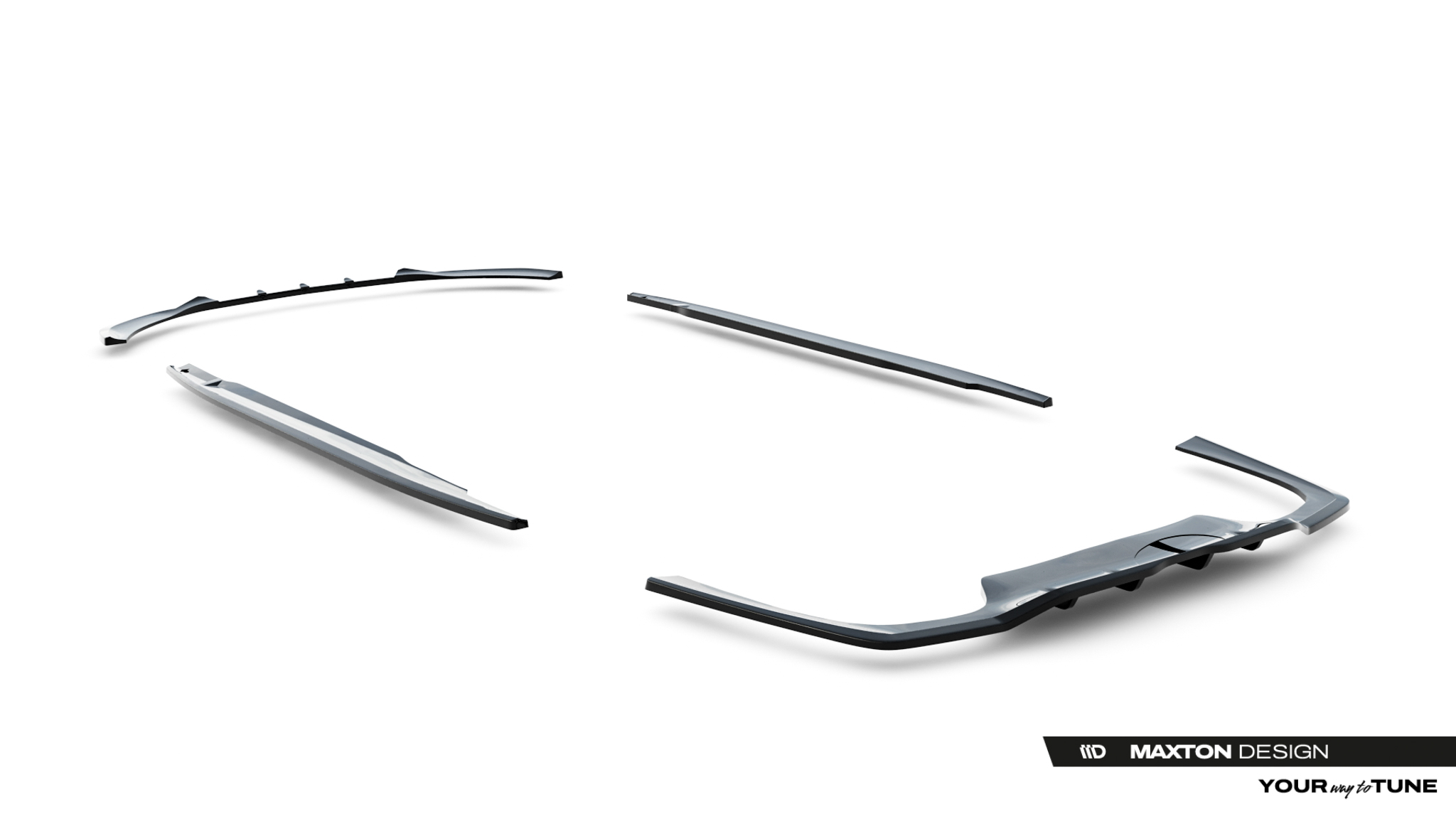 Maxton Design Комплект сплиттеров для Mercedes-Benz C Sedan / Estate AMG-Line W206 / S206 — изображение 12