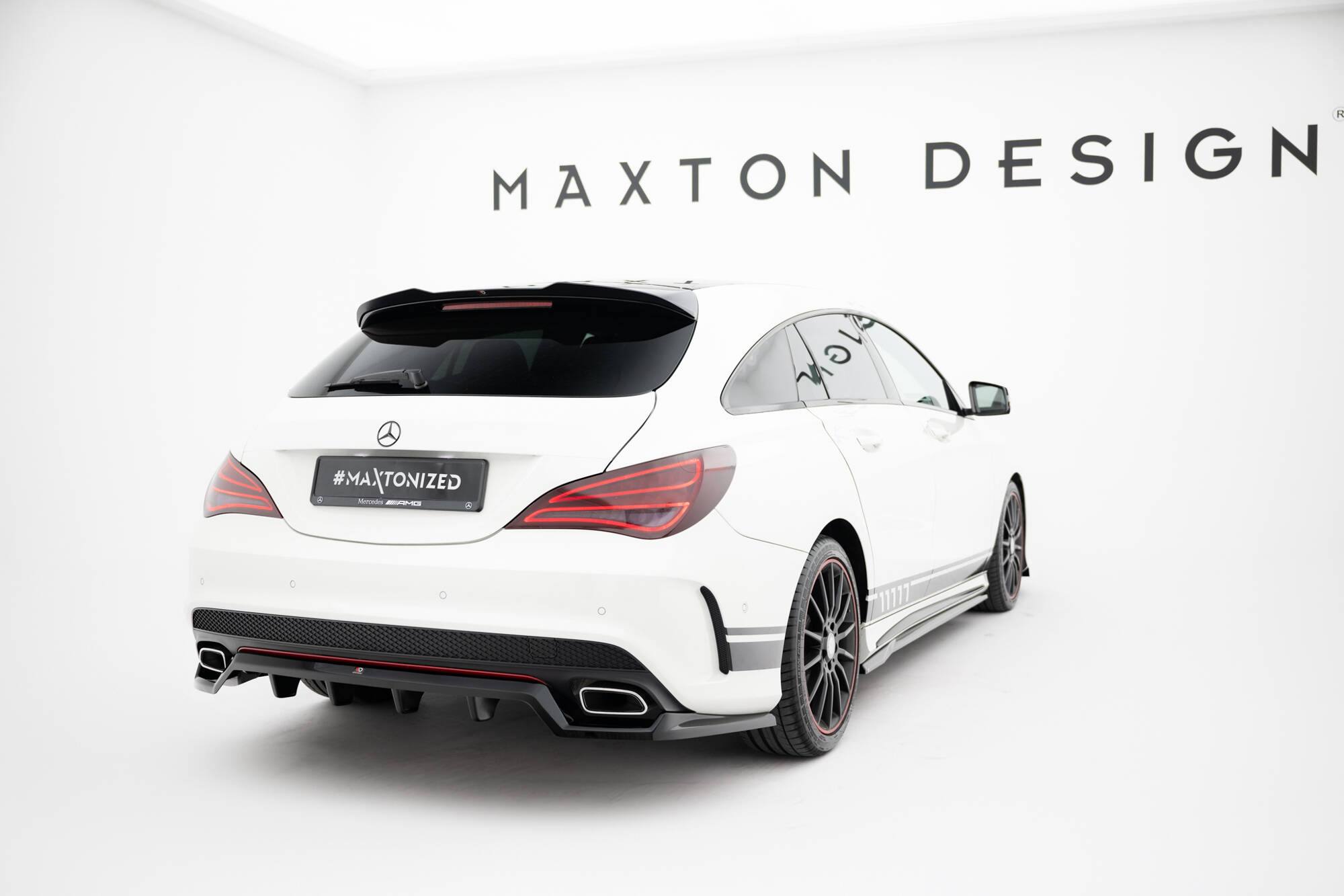 Maxton Design Комплект сплиттеров для Mercedes-Benz CLA Shooting Brake AMG-Line X117 — изображение 8