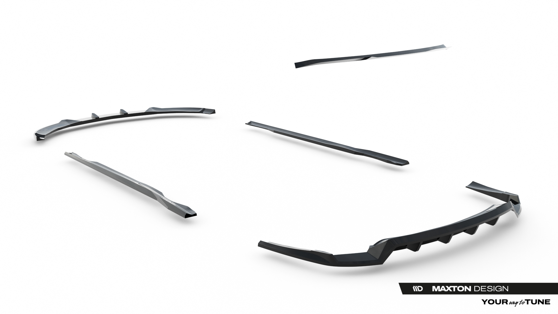 Maxton Design Комплект сплиттеров для Mercedes-Benz CLA Shooting Brake AMG-Line X117 — изображение 15