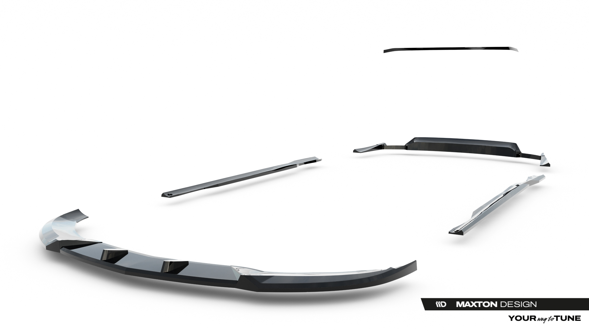 Maxton Design Комплект сплиттеров для Mercedes-Benz CLA Shooting Brake AMG-Line X117 — изображение 13