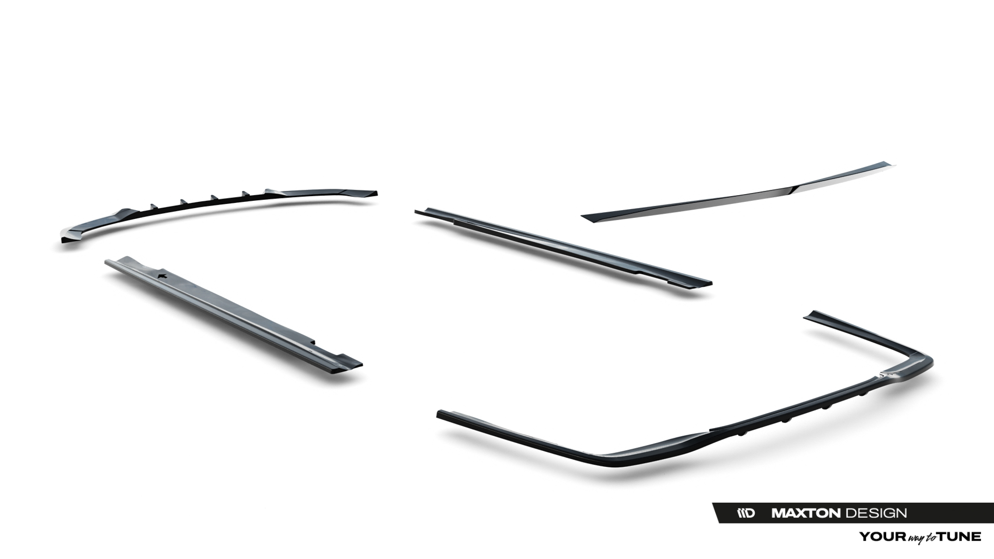 Maxton Design Комплект сплиттеров для седана Mercedes-Benz E AMG-Line W212 рестайлинг — изображение 15