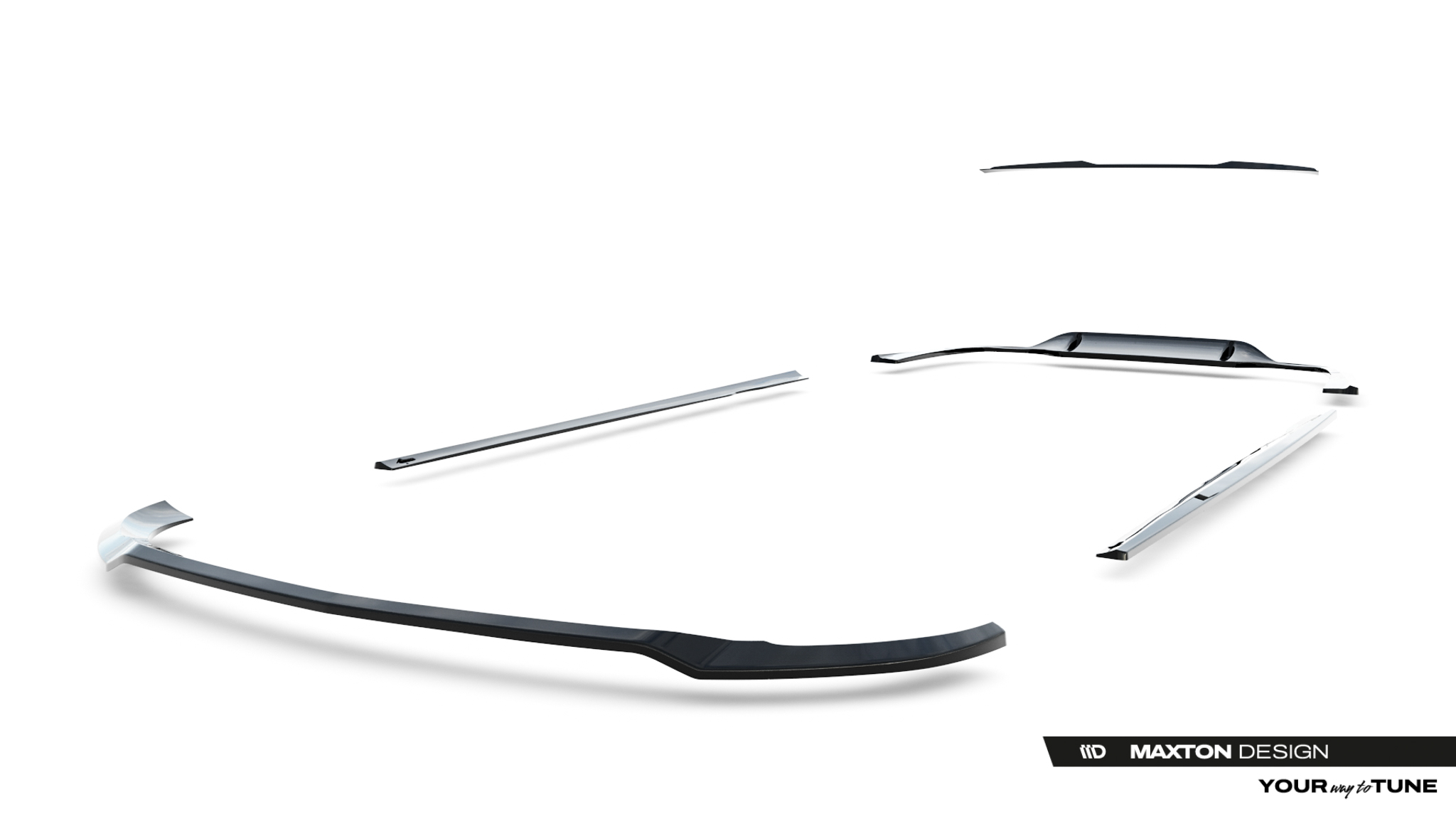 Maxton Design Комплект сплиттеров для седана Mercedes-Benz E AMG-Line W213 рестайлинг — изображение 17
