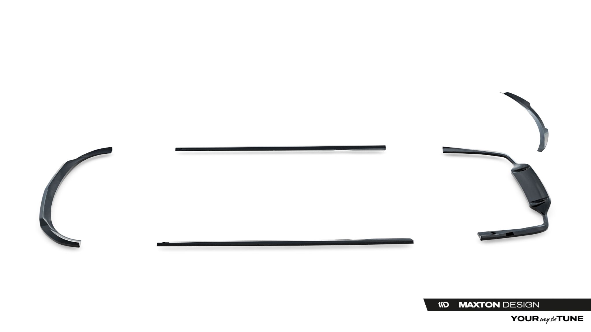 Maxton Design Комплект сплиттеров для седана Mercedes-Benz E AMG-Line W213 рестайлинг — изображение 16