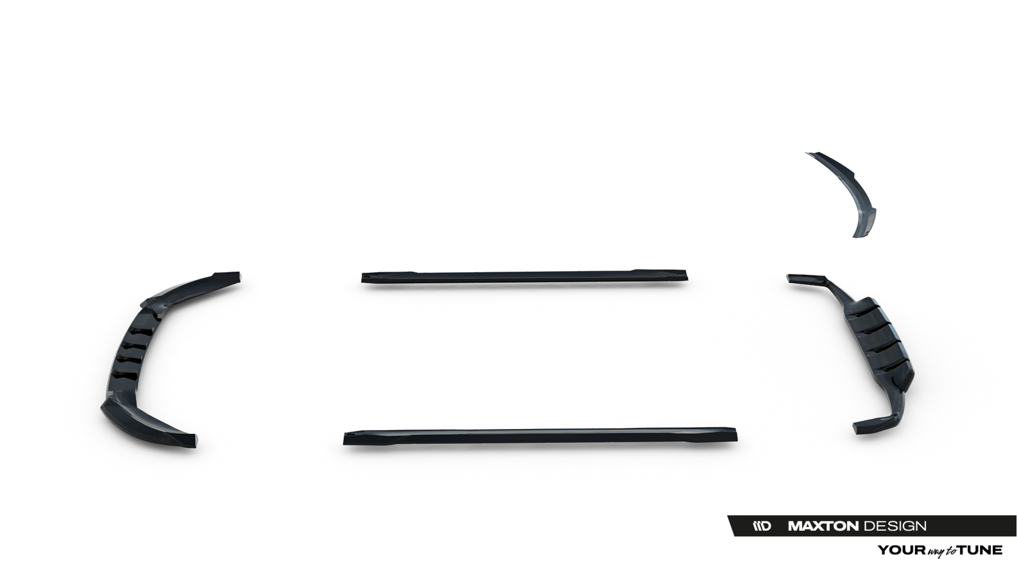 Maxton Design Комплект сплиттеров для Mercedes-Benz GLA 45 AMG X156 Facelift — изображение 18