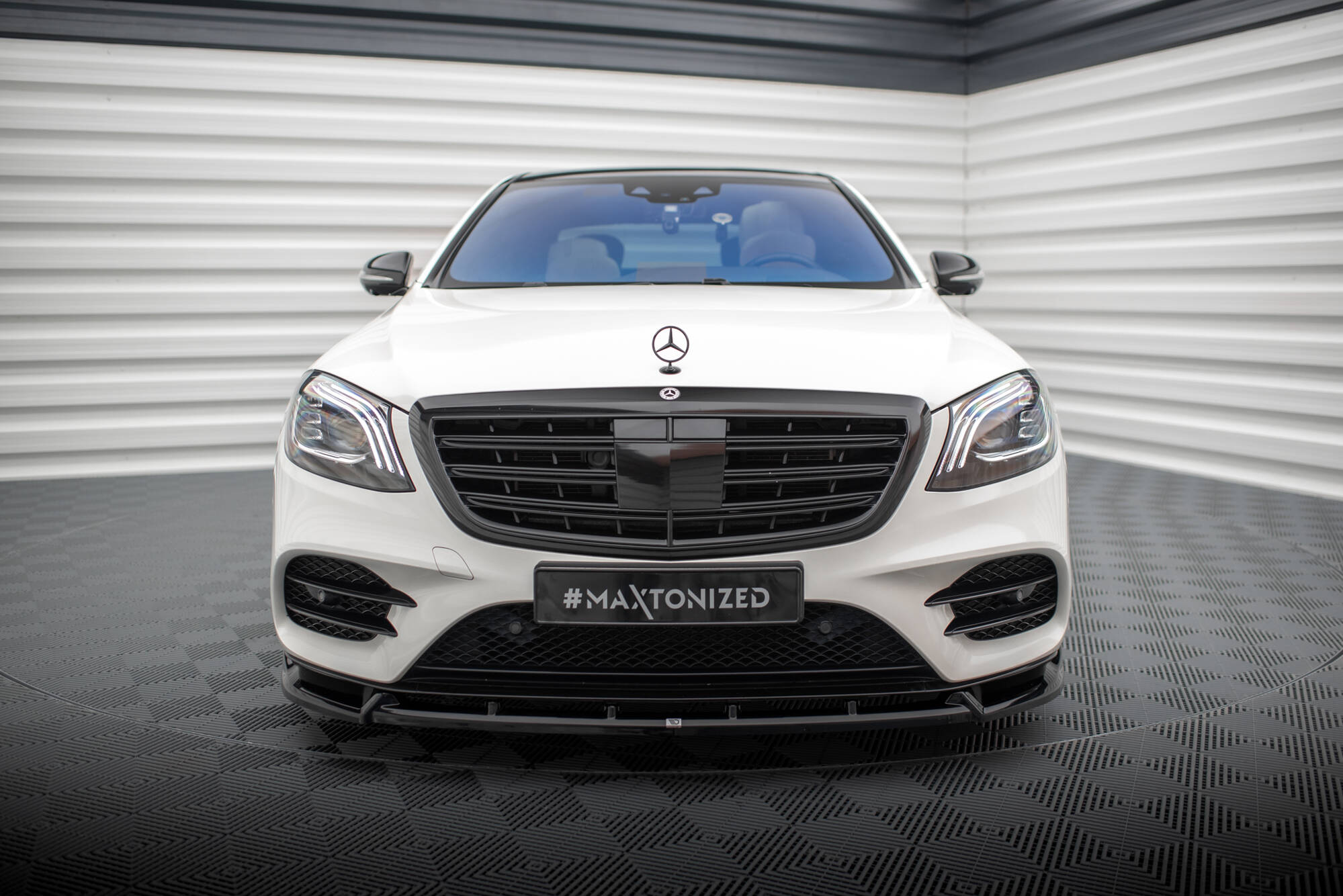 Maxton Design Комплект сплиттеров для Mercedes-Benz S Long AMG-Line W222 Facelift — изображение 2