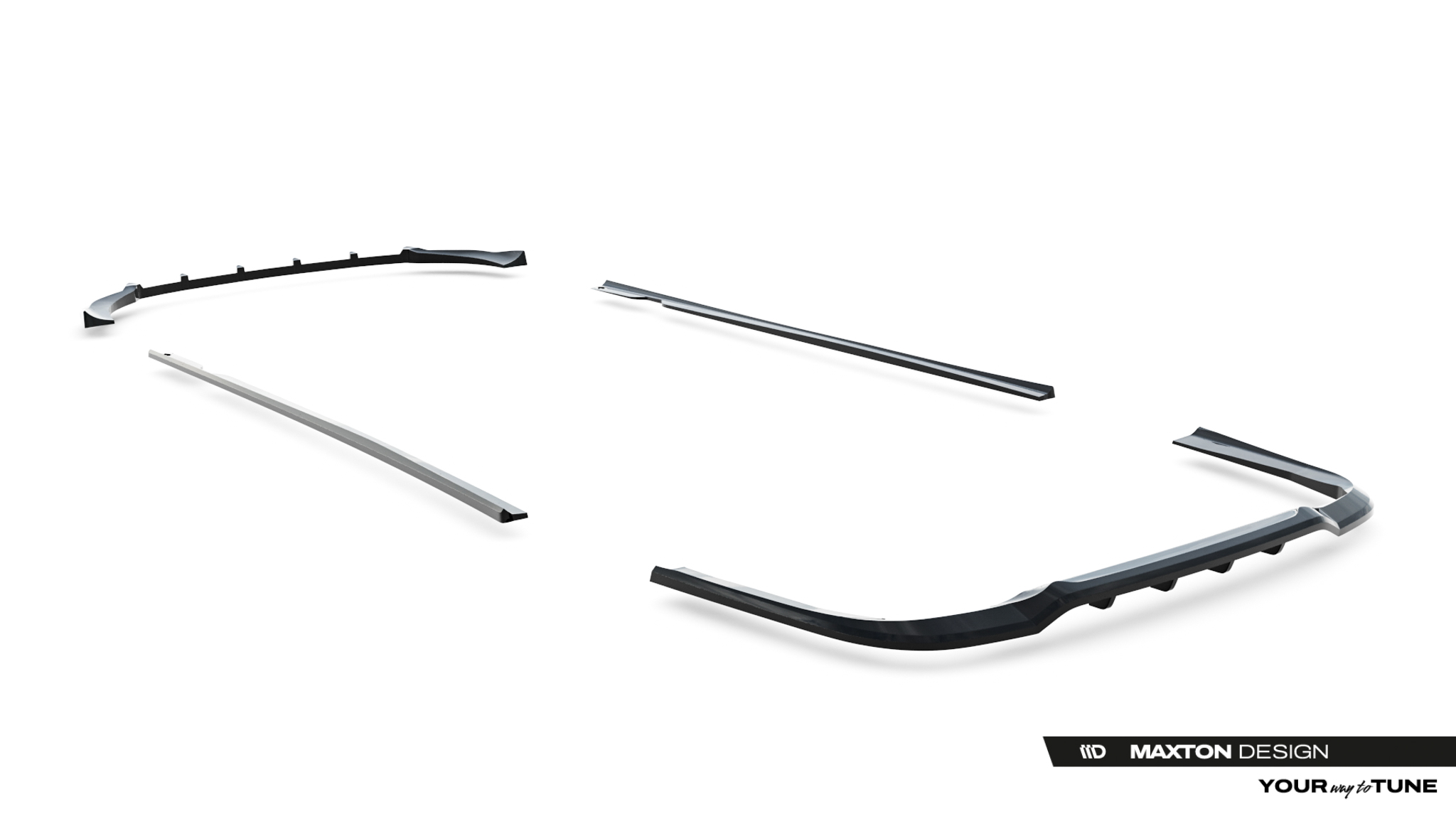 Maxton Design Комплект сплиттеров для Mercedes-Benz S Long AMG-Line W222 Facelift — изображение 12