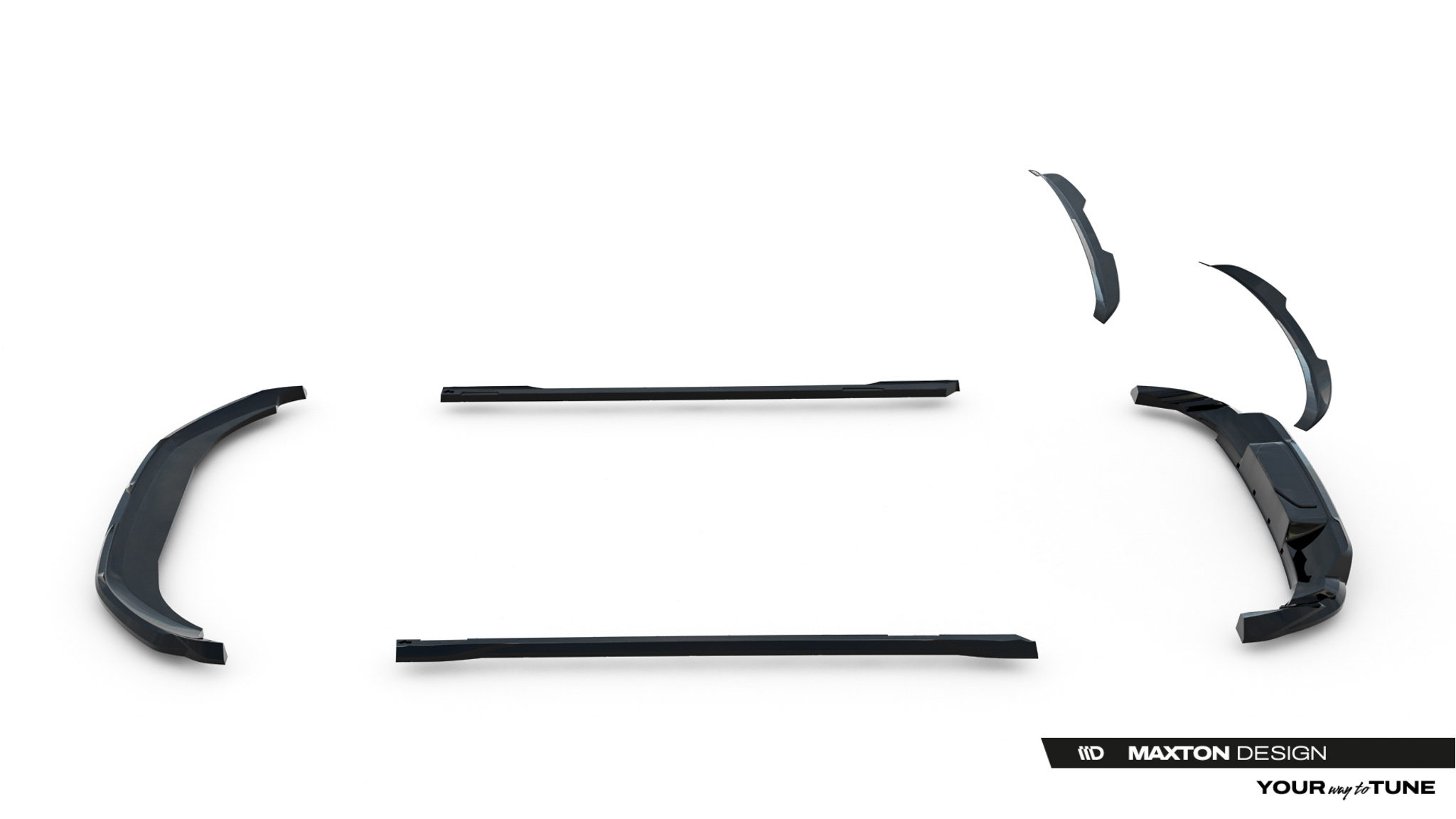Maxton Design Комплект сплиттеров для Porsche Macan EV Mk1 — изображение 26