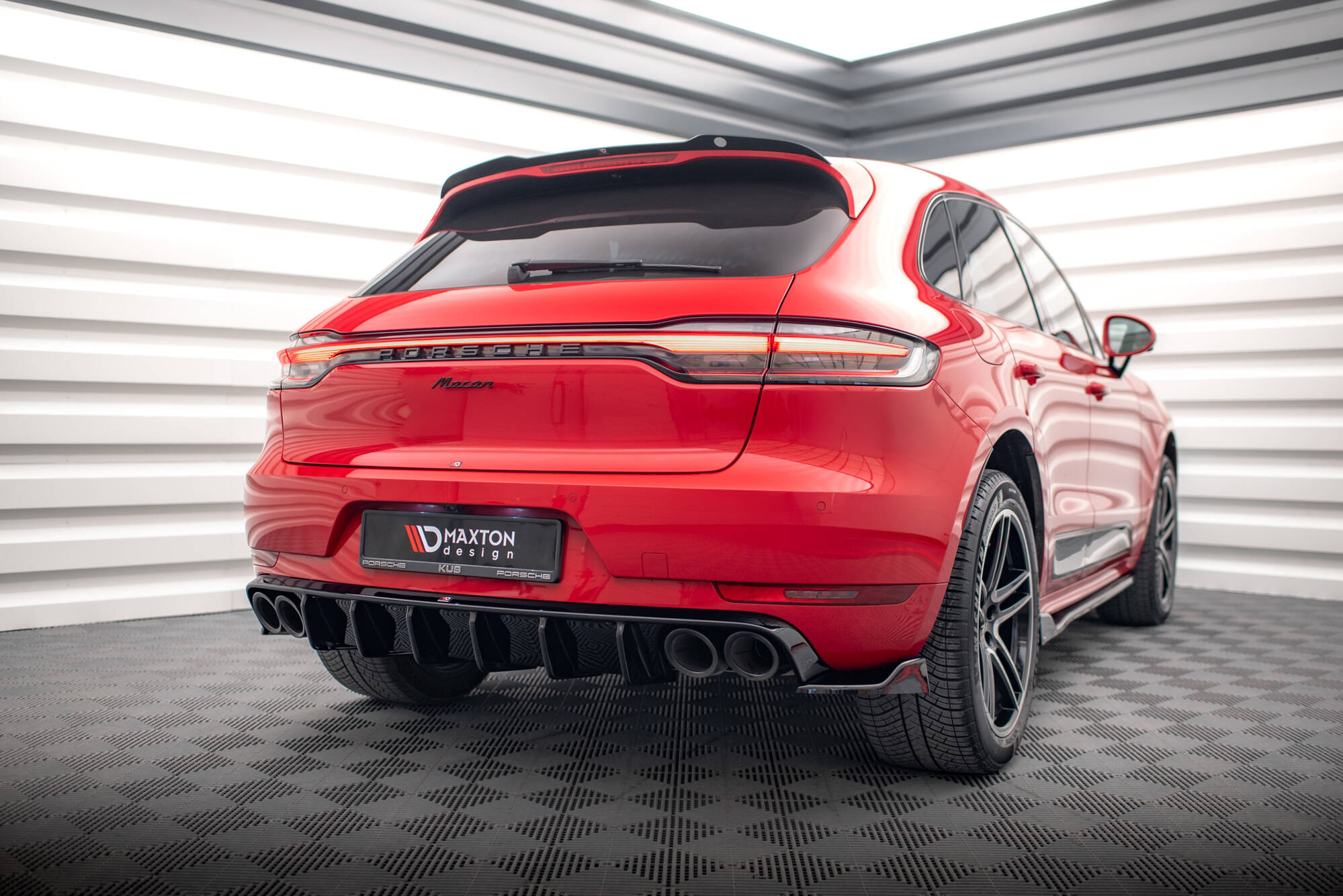 Maxton Design Комплект сплиттеров для Porsche Macan GTS / Sport Design Mk1 Facelift — изображение 13