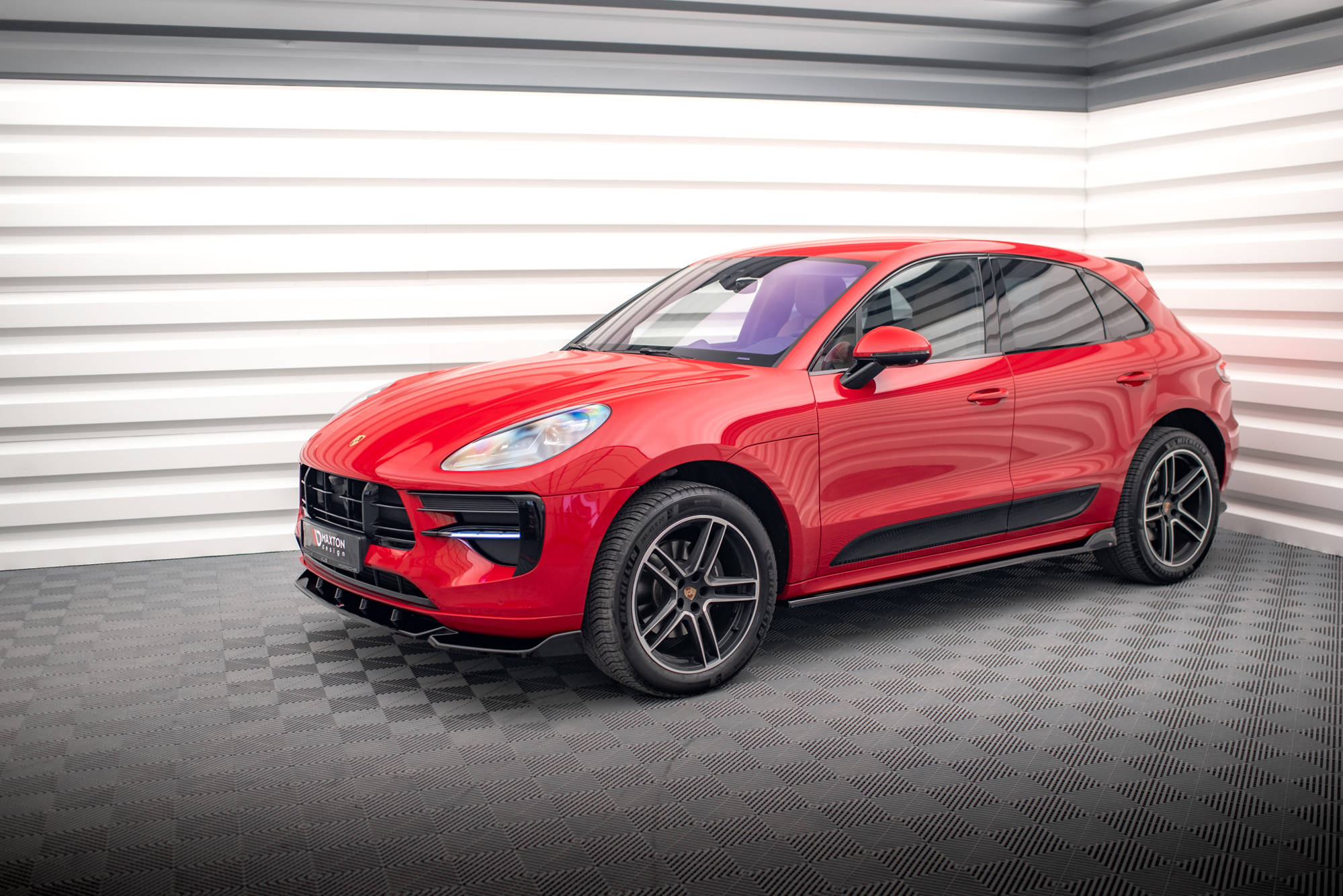 Maxton Design Комплект сплиттеров для Porsche Macan GTS / Sport Design Mk1 Facelift