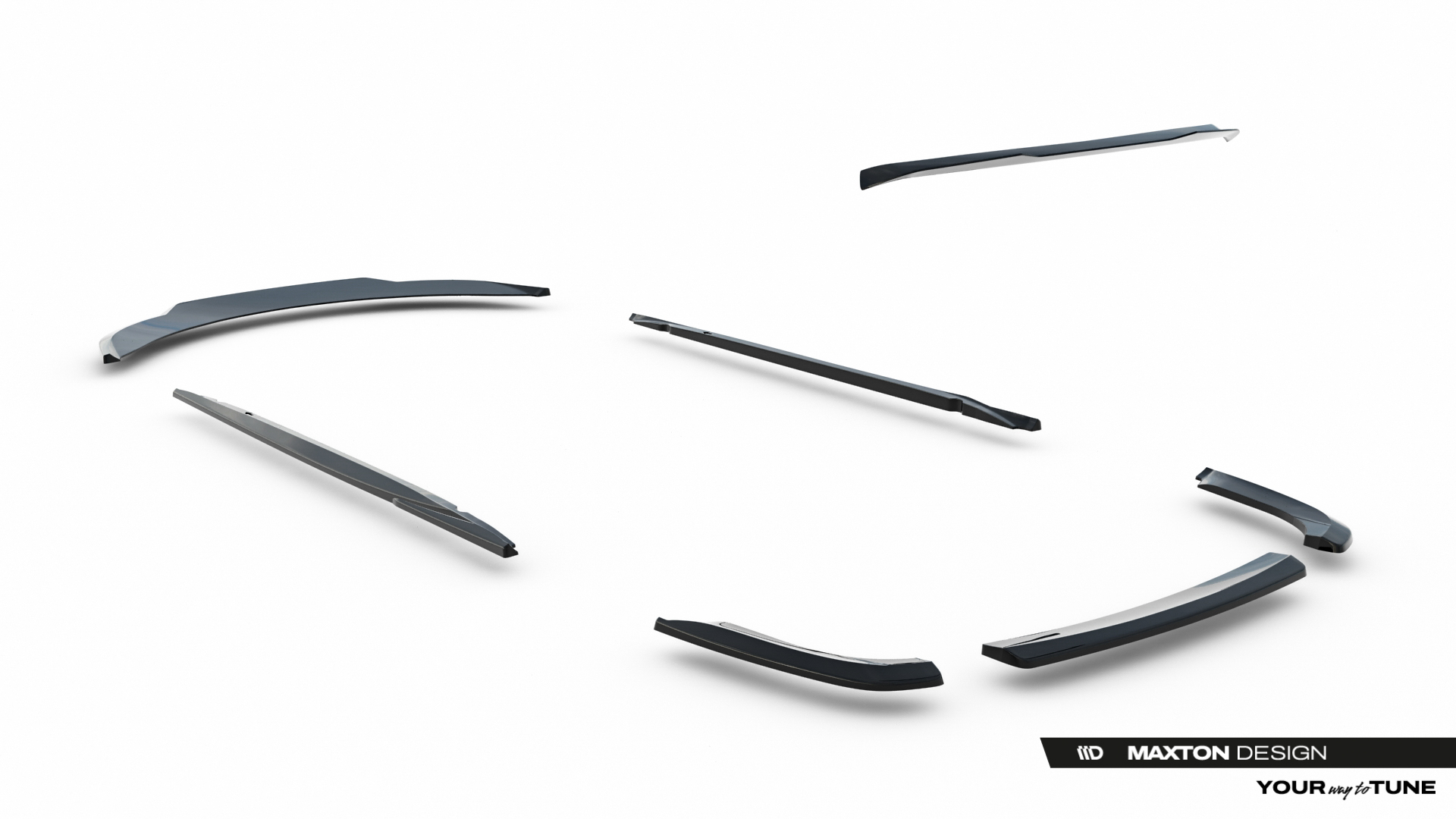 Maxton Design Комплект сплиттеров для Seat Exeo ST — изображение 15