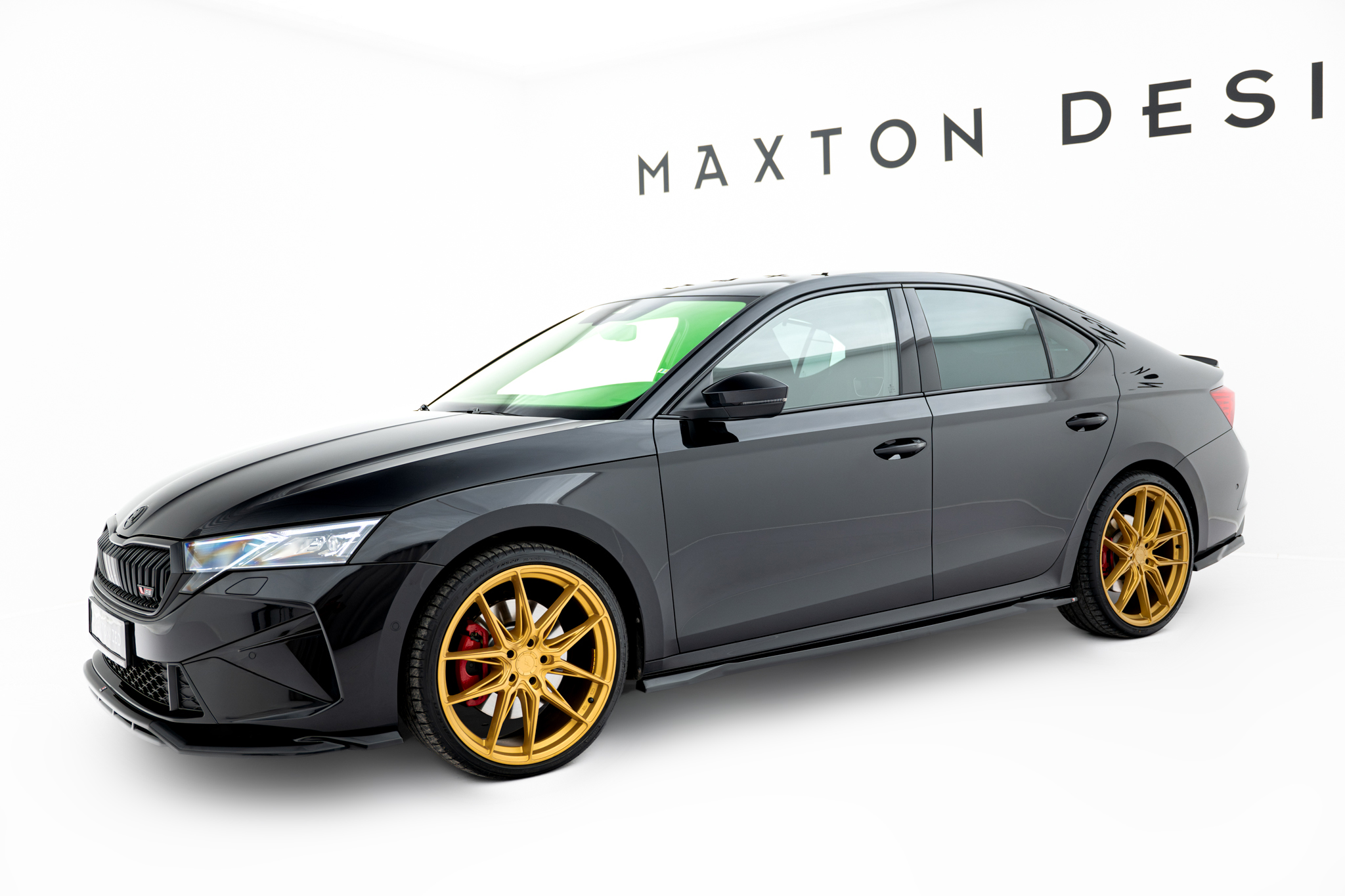 Maxton Design Комплект сплиттеров для Skoda Octavia RS Liftback Mk4 Facelift