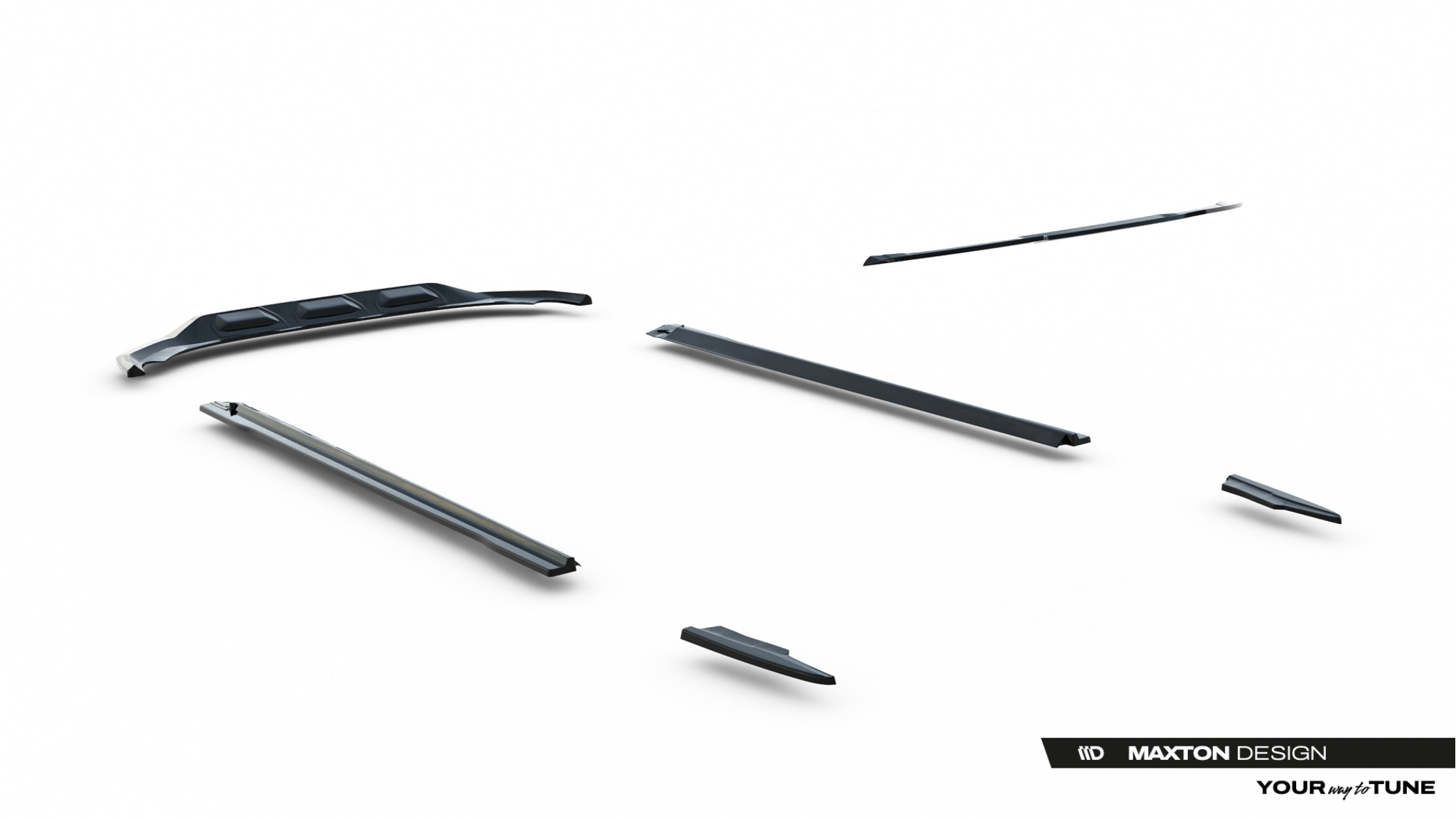 Maxton Design Комплект сплиттеров V.1 для Audi SQ7 Mk2 (4M) рестайлинг — изображение 10