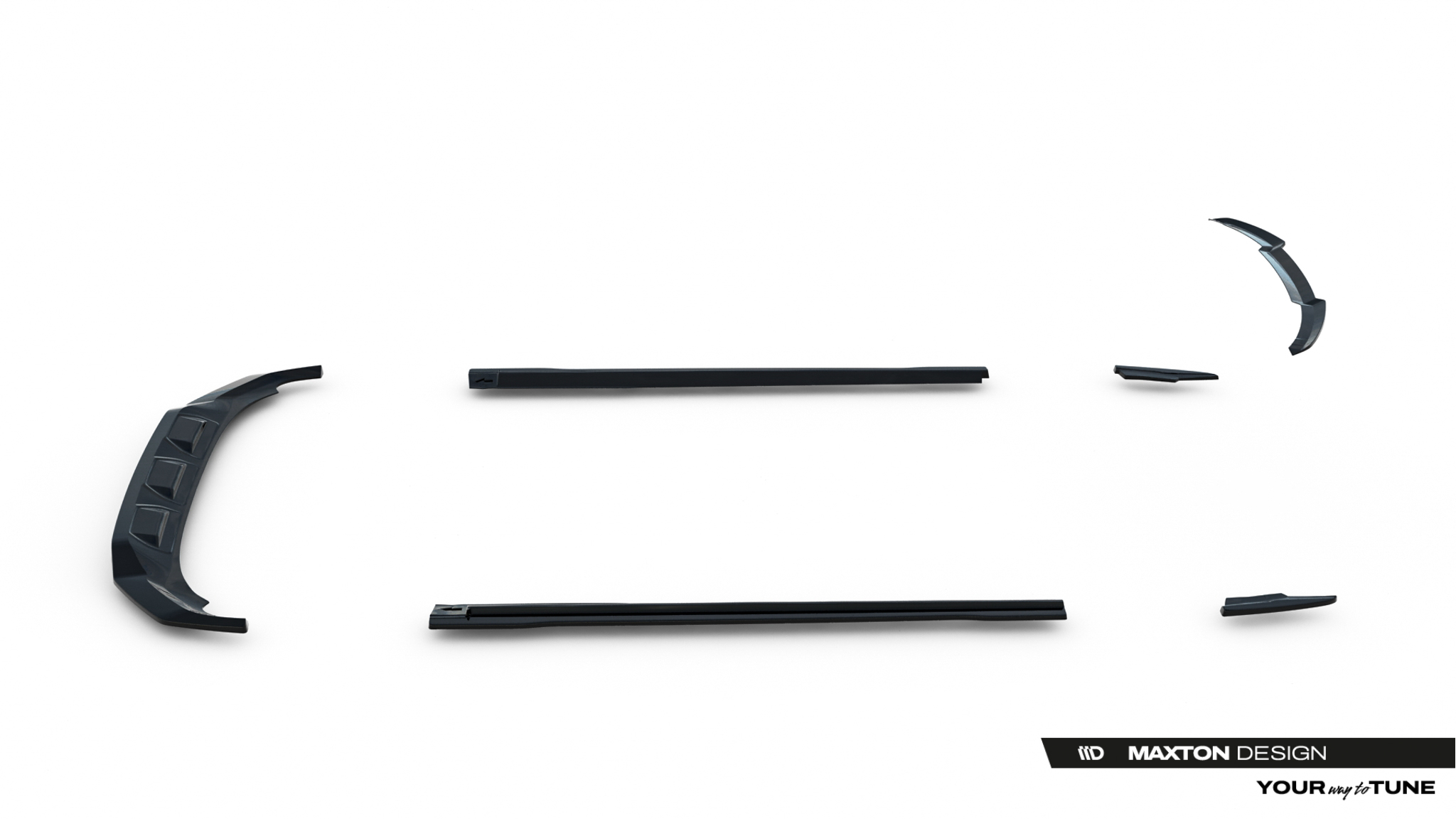 Maxton Design Комплект сплиттеров V.1 для Audi SQ7 Mk2 (4M) рестайлинг — изображение 12