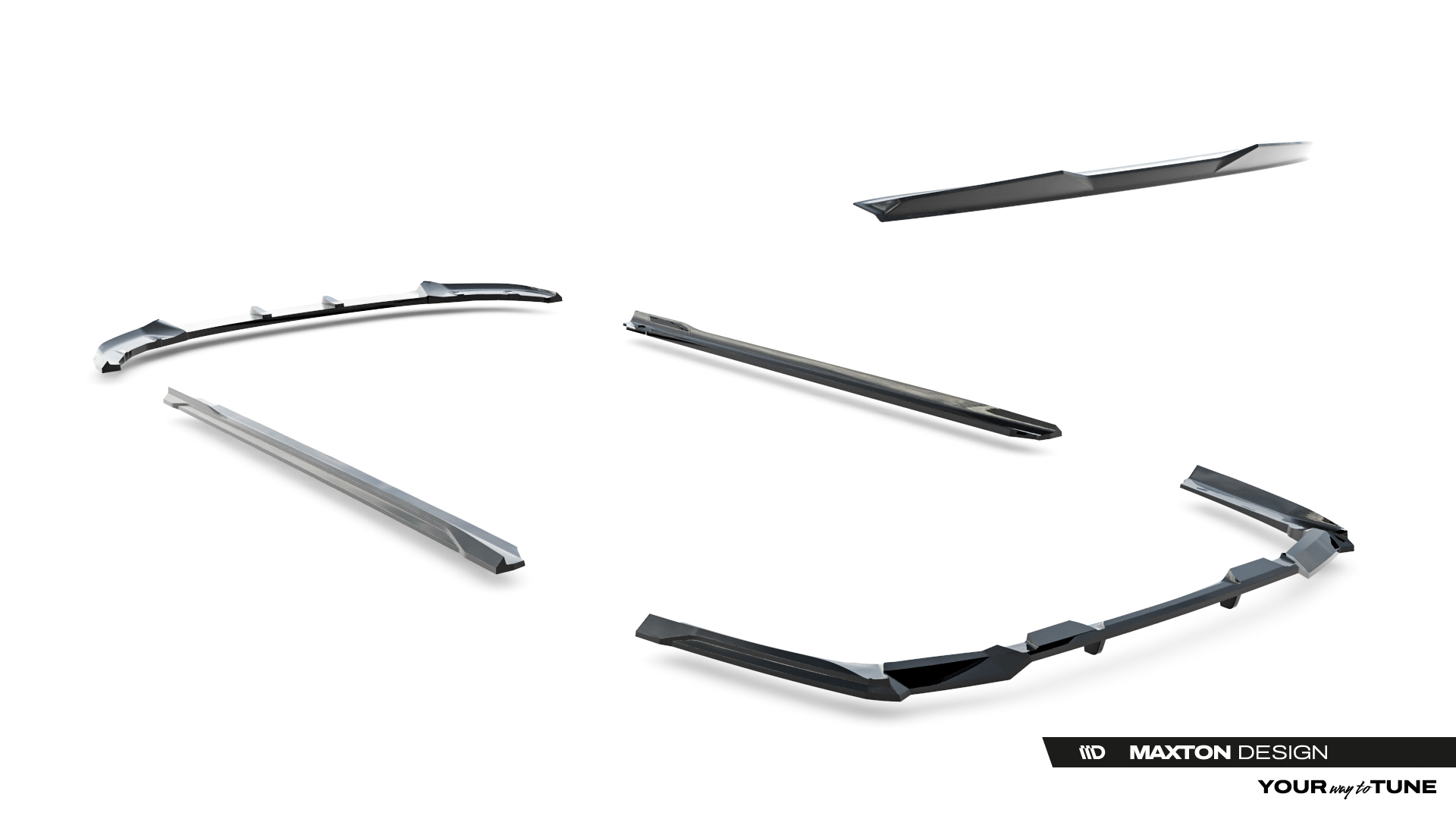 Maxton Design Комплект сплиттеров V.1 для BMW 5 M-Pack Sedan G60 — изображение 18
