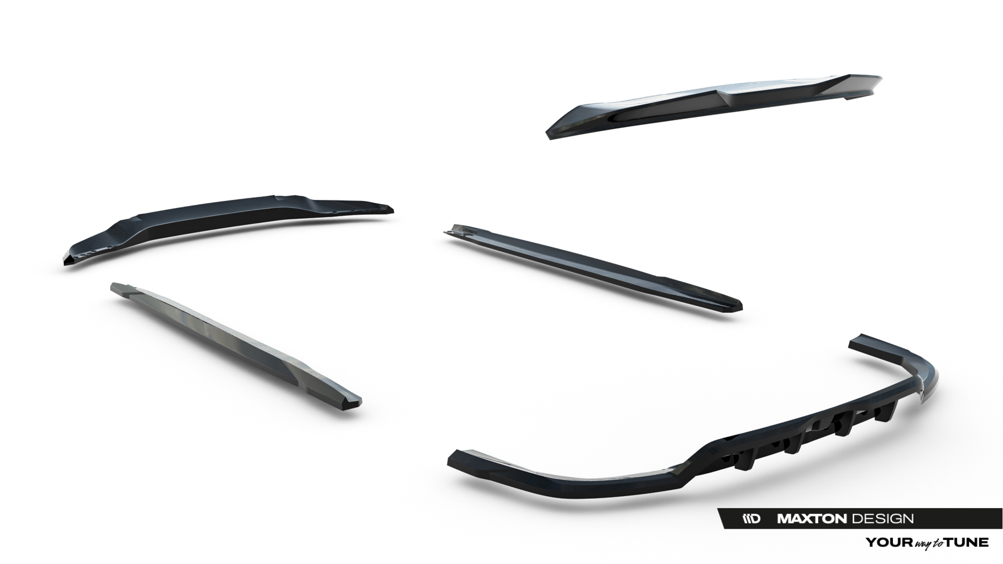 Maxton Design Комплект сплиттеров V.1 для BMW X5 M-Pack G05 (рестайлинг) — изображение 23