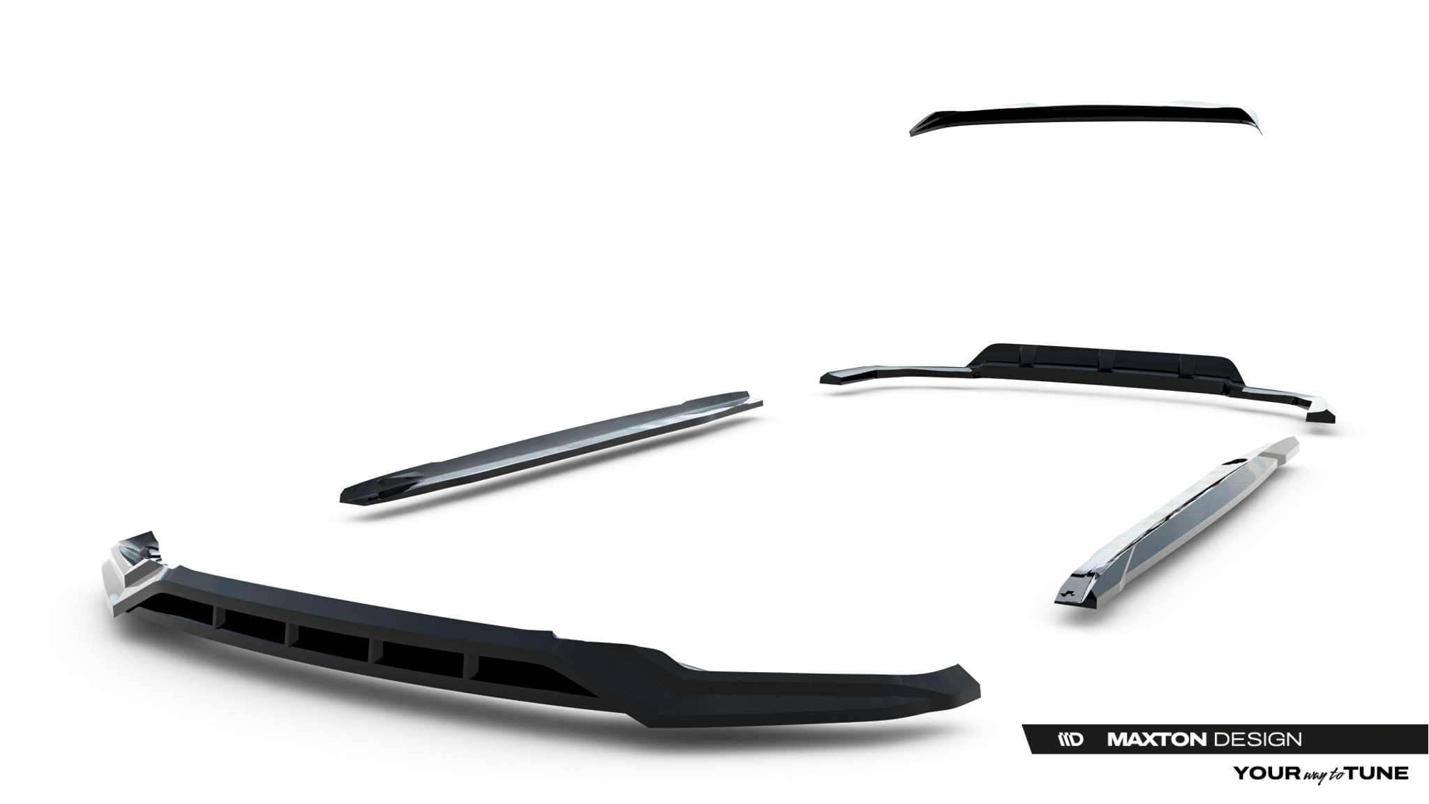 Maxton Design Комплект сплиттеров V.1 для BMW X5 M-Pack G05 (рестайлинг) — изображение 25