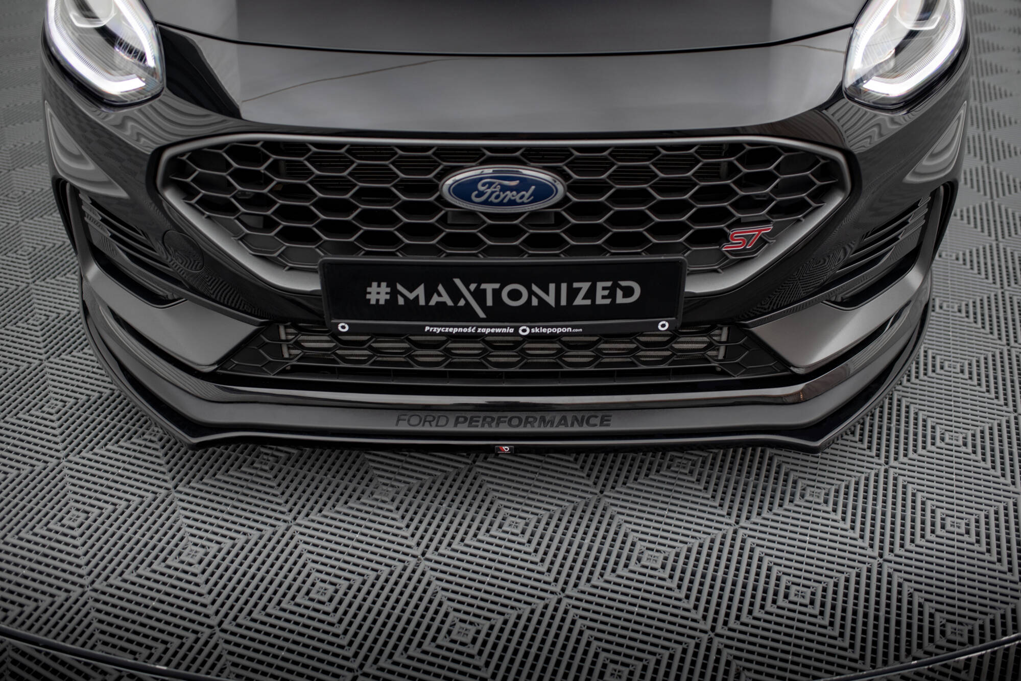 Maxton Design Комплект сплиттеров V.1 для Ford Fiesta ST Mk8 Facelift — изображение 5