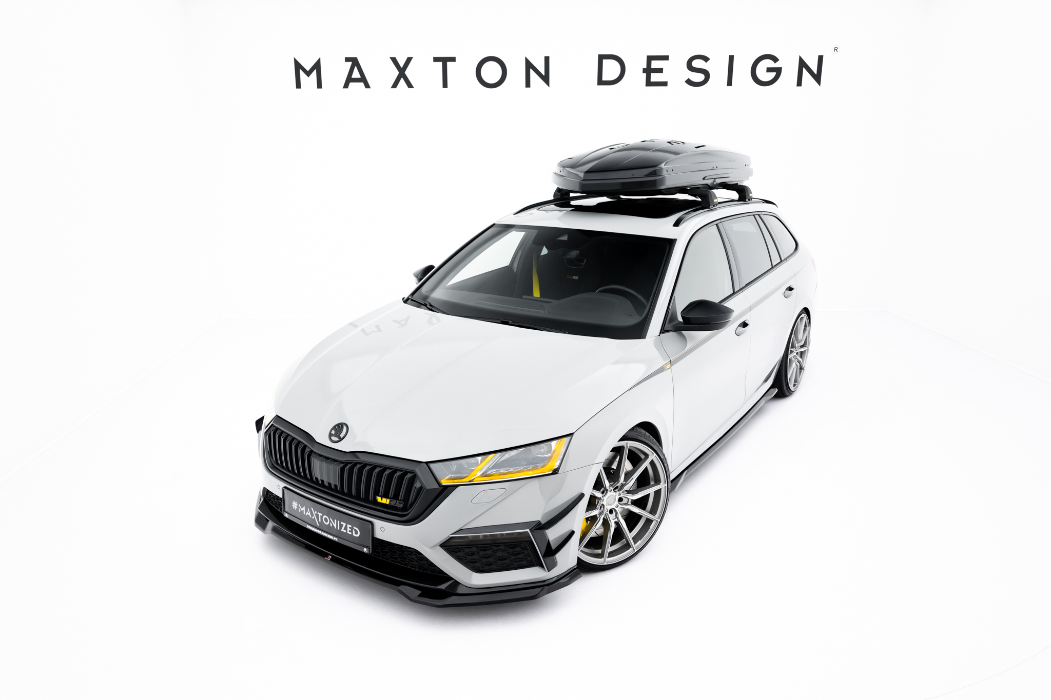Maxton Design Комплект сплиттеров V.1 для Skoda Octavia RS Combi Mk4 — изображение 2