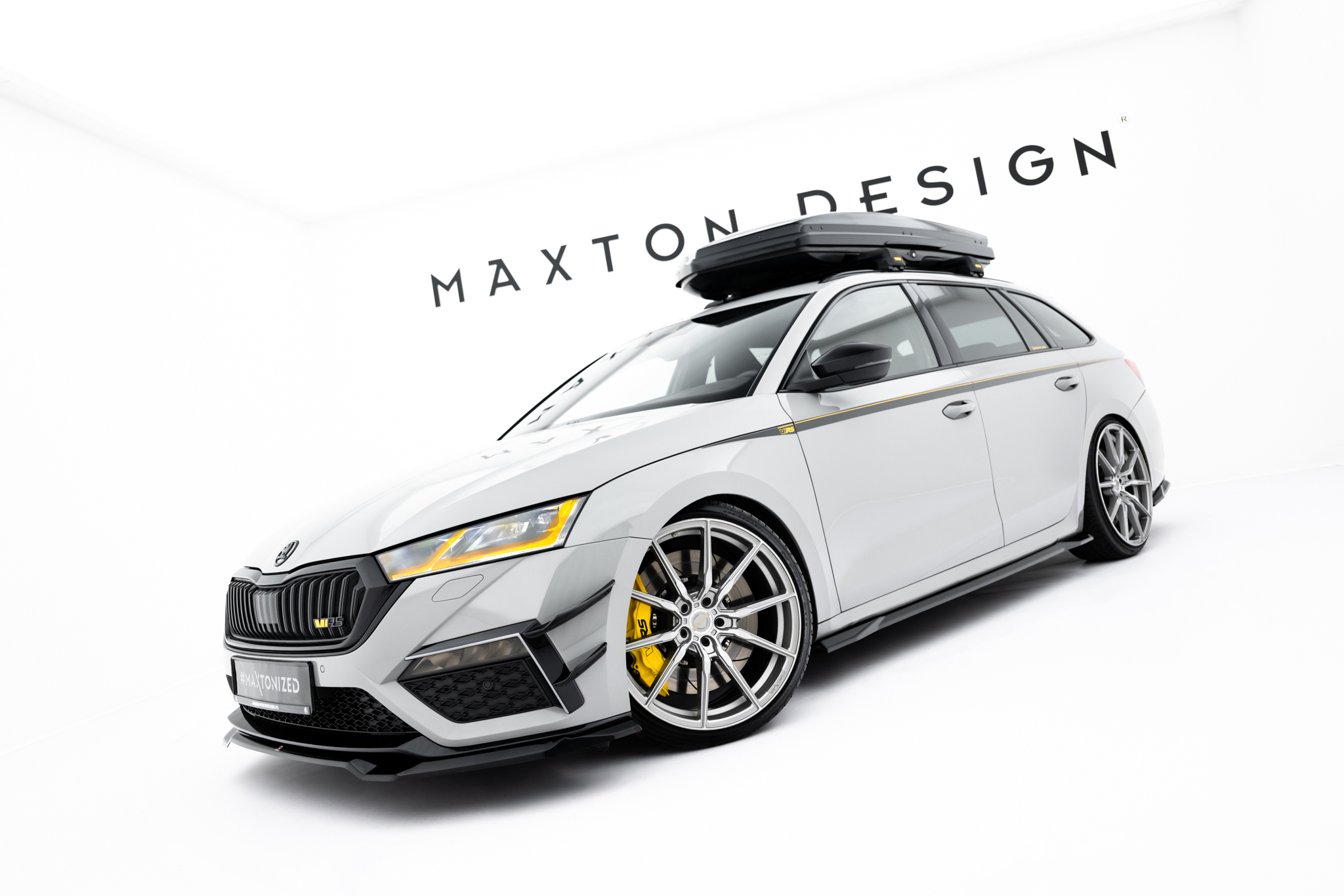 Maxton Design Комплект сплиттеров V.1 для Skoda Octavia RS Combi Mk4