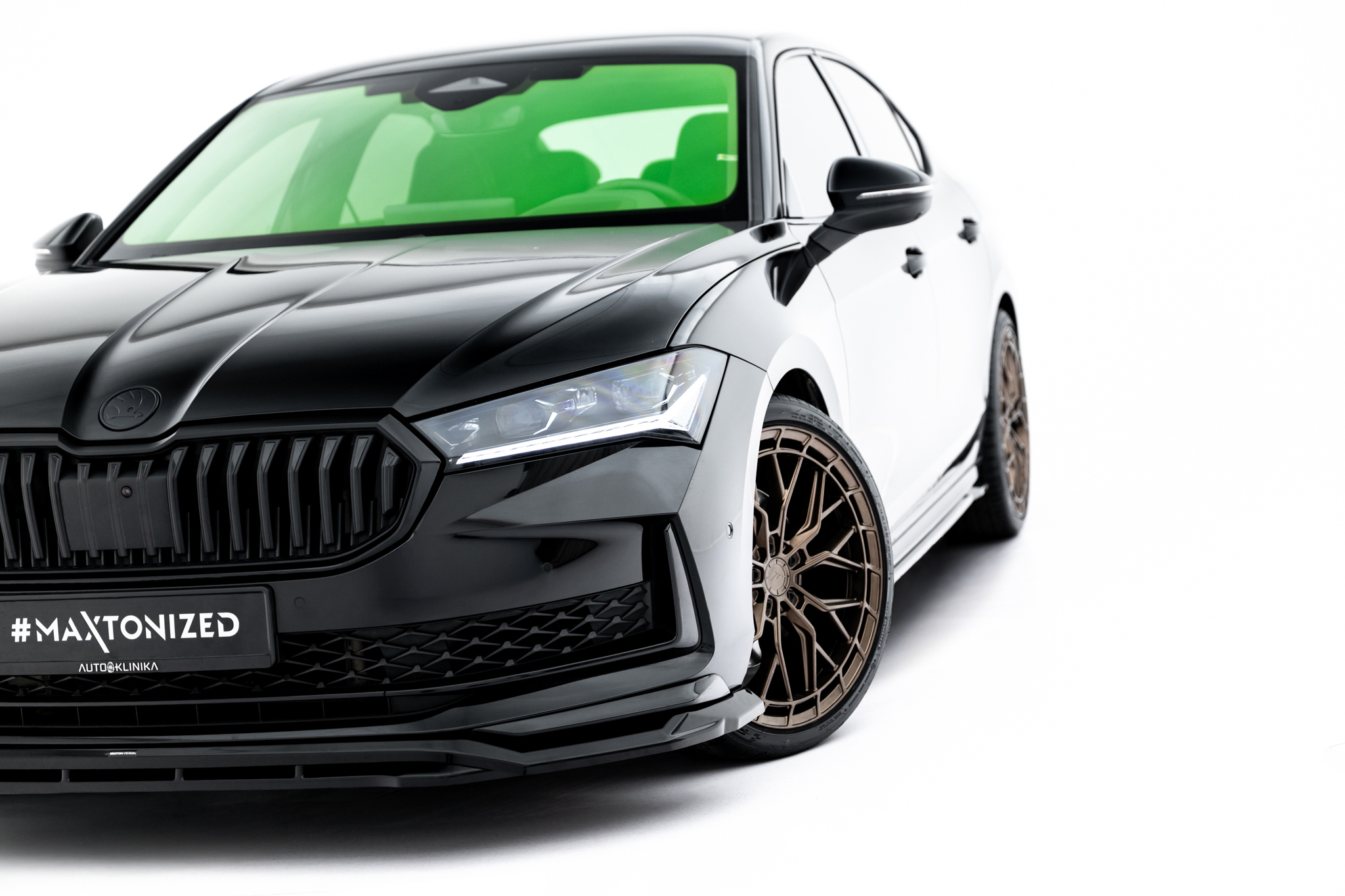 Maxton Design Комплект сплиттеров V.1 для Skoda Superb Sportline Mk4 — изображение 5