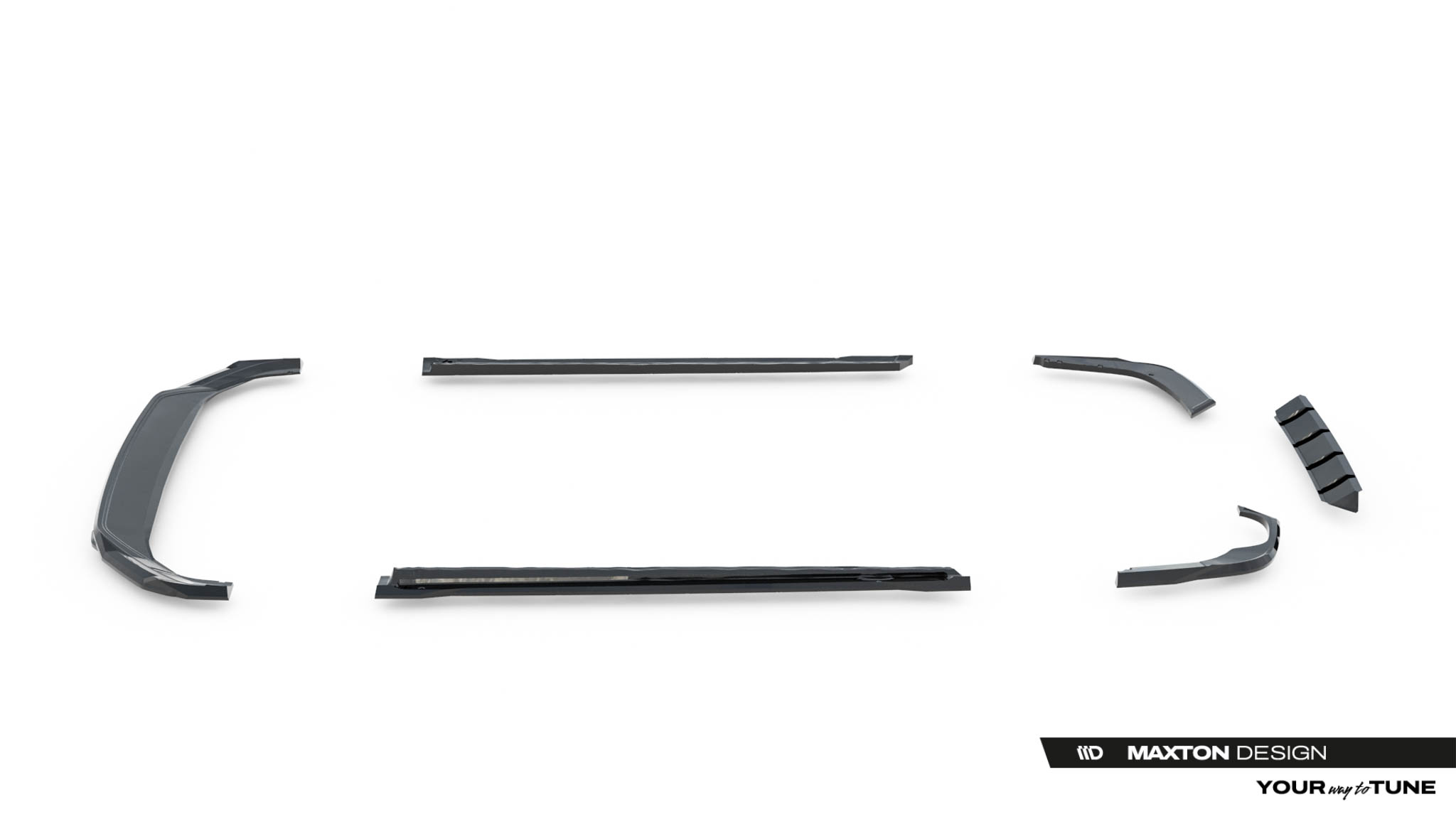 Maxton Design Комплект сплиттеров V.1 для Skoda Superb Sportline Mk4 — изображение 18