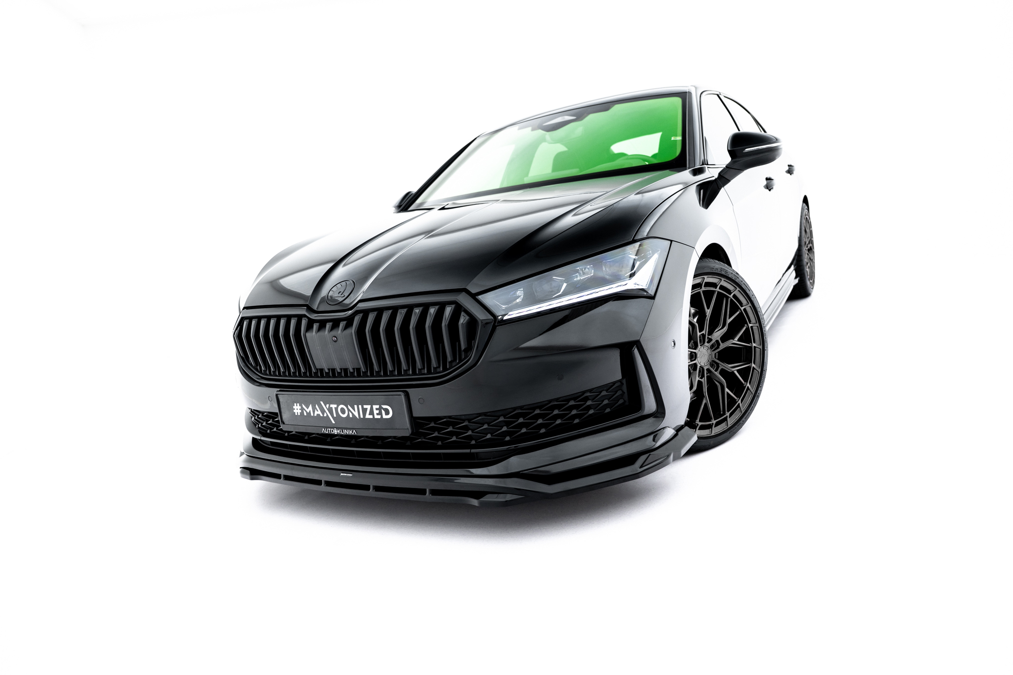 Maxton Design Комплект сплиттеров V.1 для Skoda Superb Sportline Mk4 — изображение 3
