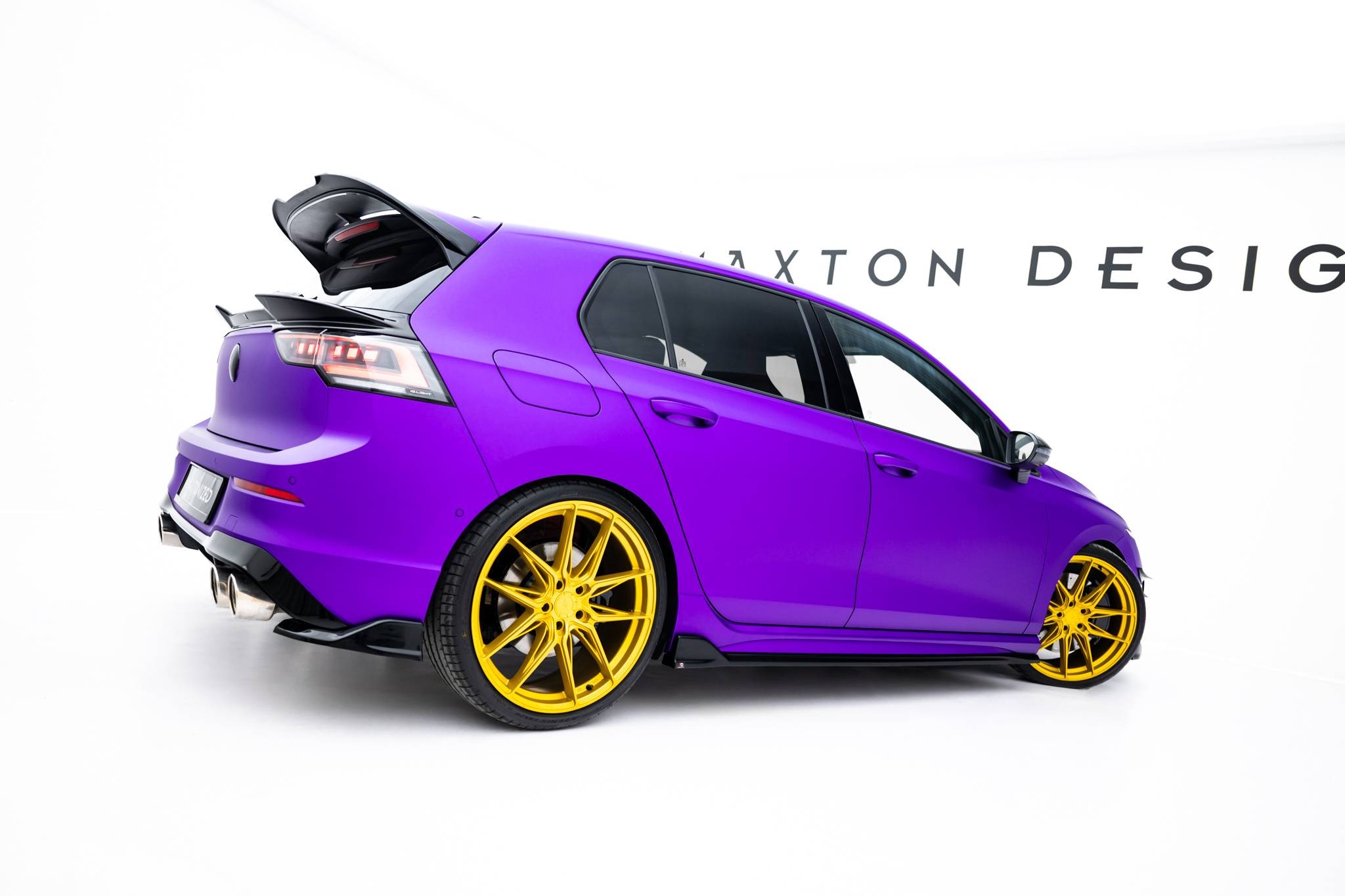 Maxton Design Комплект сплиттеров V.1 для Volkswagen Golf R Hatchback Mk8 Facelift — изображение 8