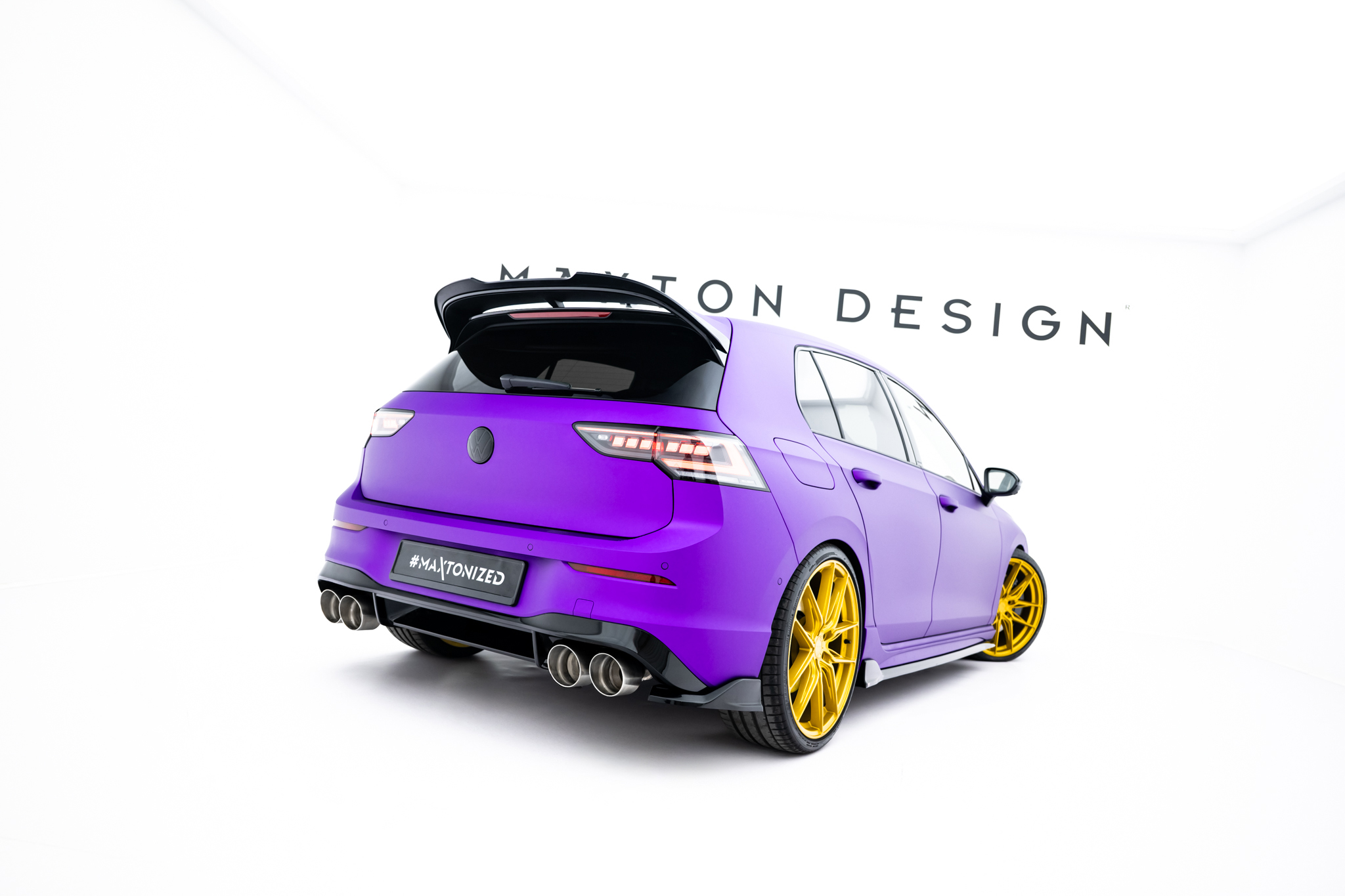 Maxton Design Комплект сплиттеров V.1 для Volkswagen Golf R Hatchback Mk8 Facelift — изображение 10