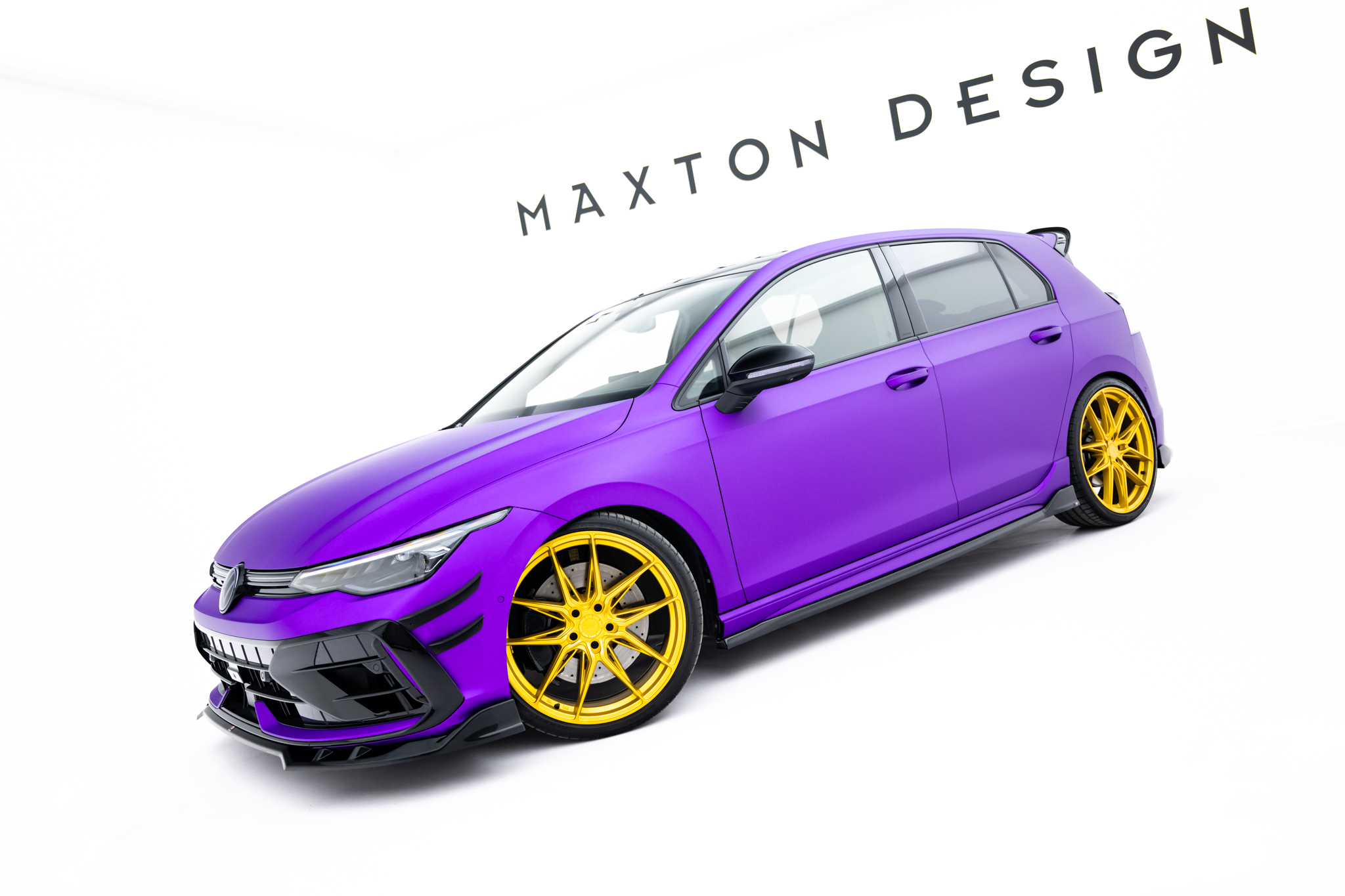Maxton Design Комплект сплиттеров V.1 для Volkswagen Golf R Hatchback Mk8 Facelift