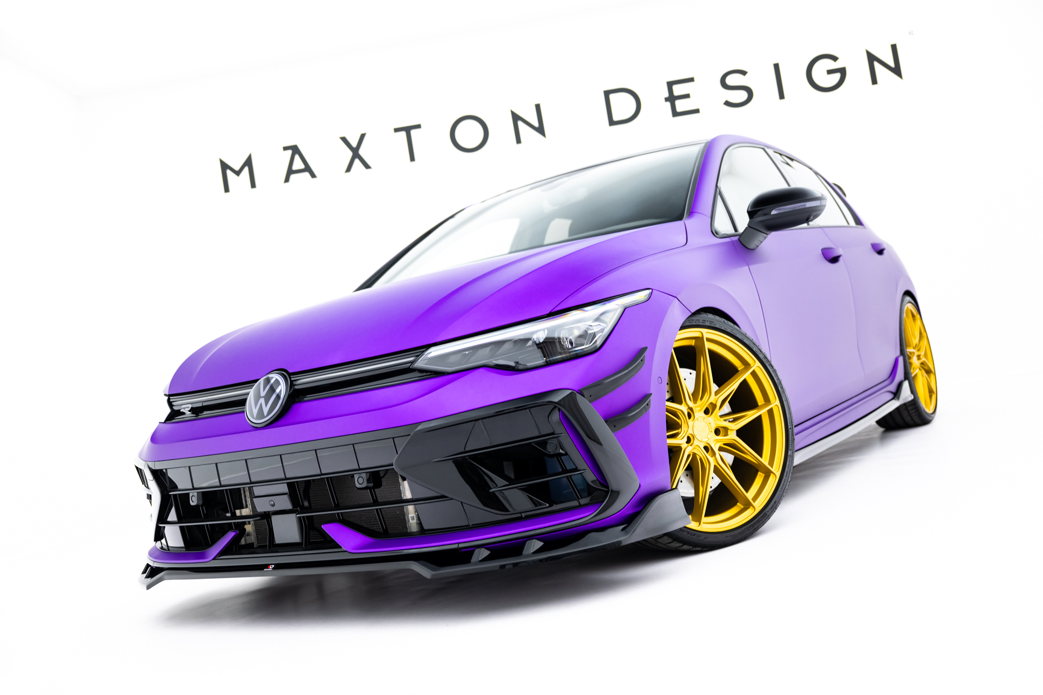 Maxton Design Комплект сплиттеров V.1 для Volkswagen Golf R Hatchback Mk8 Facelift — изображение 2