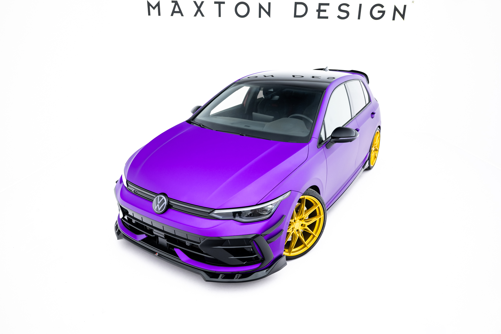 Maxton Design Комплект сплиттеров V.1 для Volkswagen Golf R Hatchback Mk8 Facelift — изображение 3