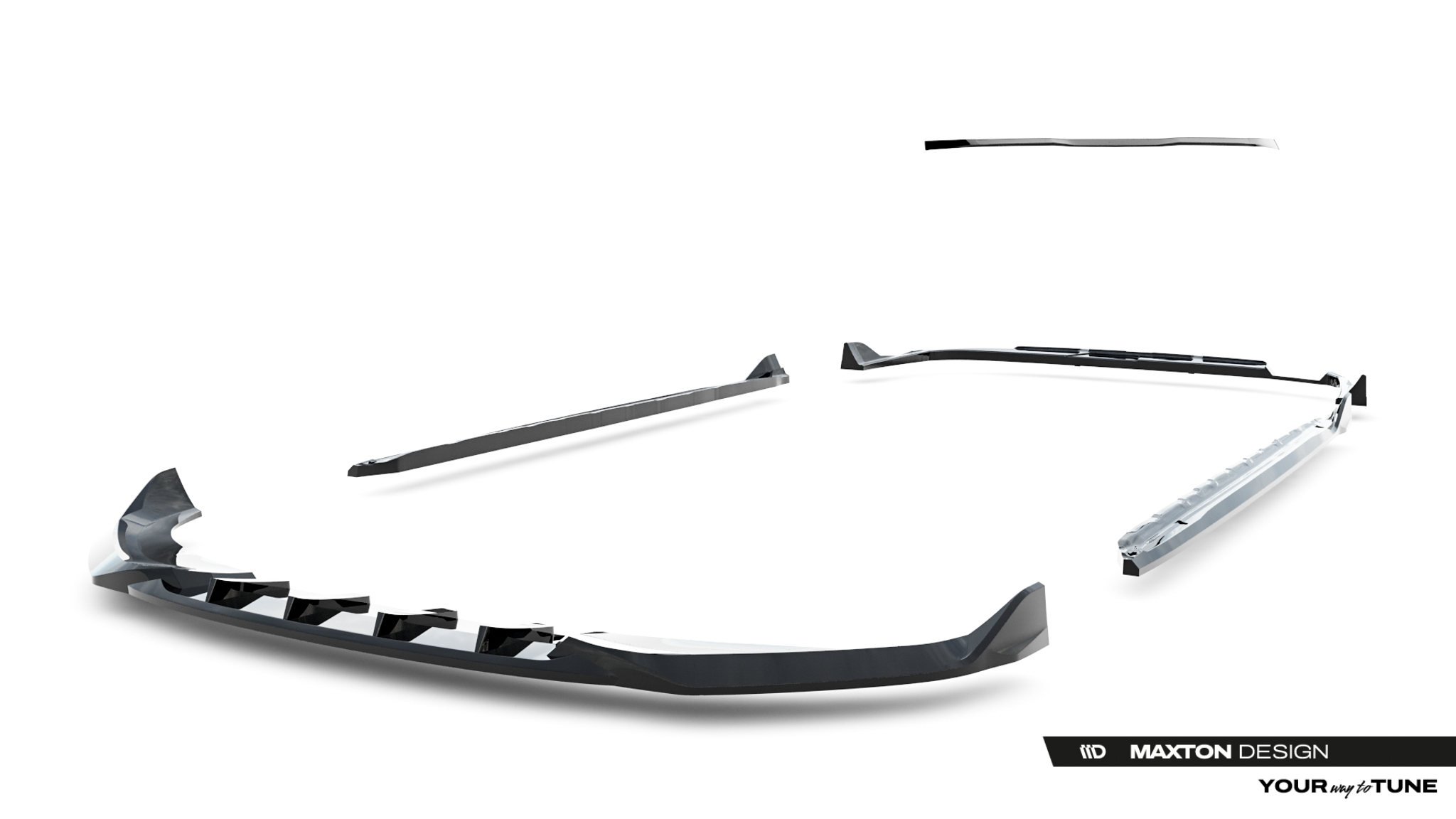 Maxton Design Комплект сплиттеров V.2 для Audi A6 S-Line Avant C9 — изображение 28