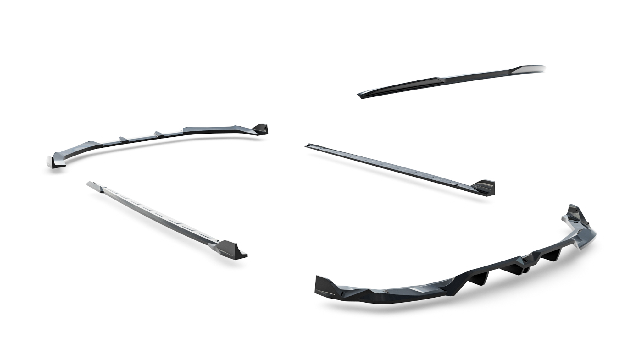 Maxton Design Комплект сплиттеров V.2 для Audi RS3 Sportback 8Y Facelift — изображение 19